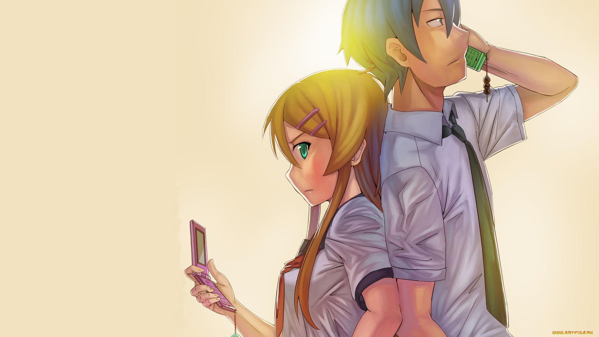 аниме, oreimo, двое