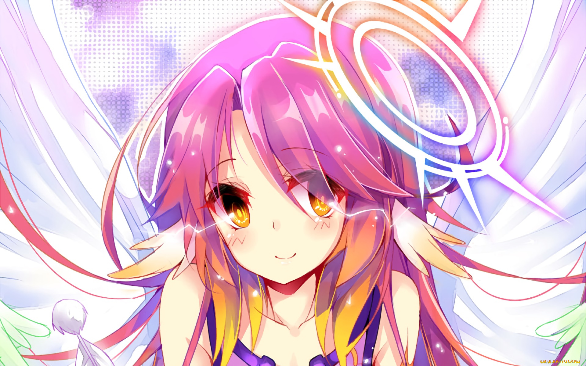 No game no life. Джибрил. Изуна Хатсусе. NGNL аниме. Нет игры нет жизни аниме.