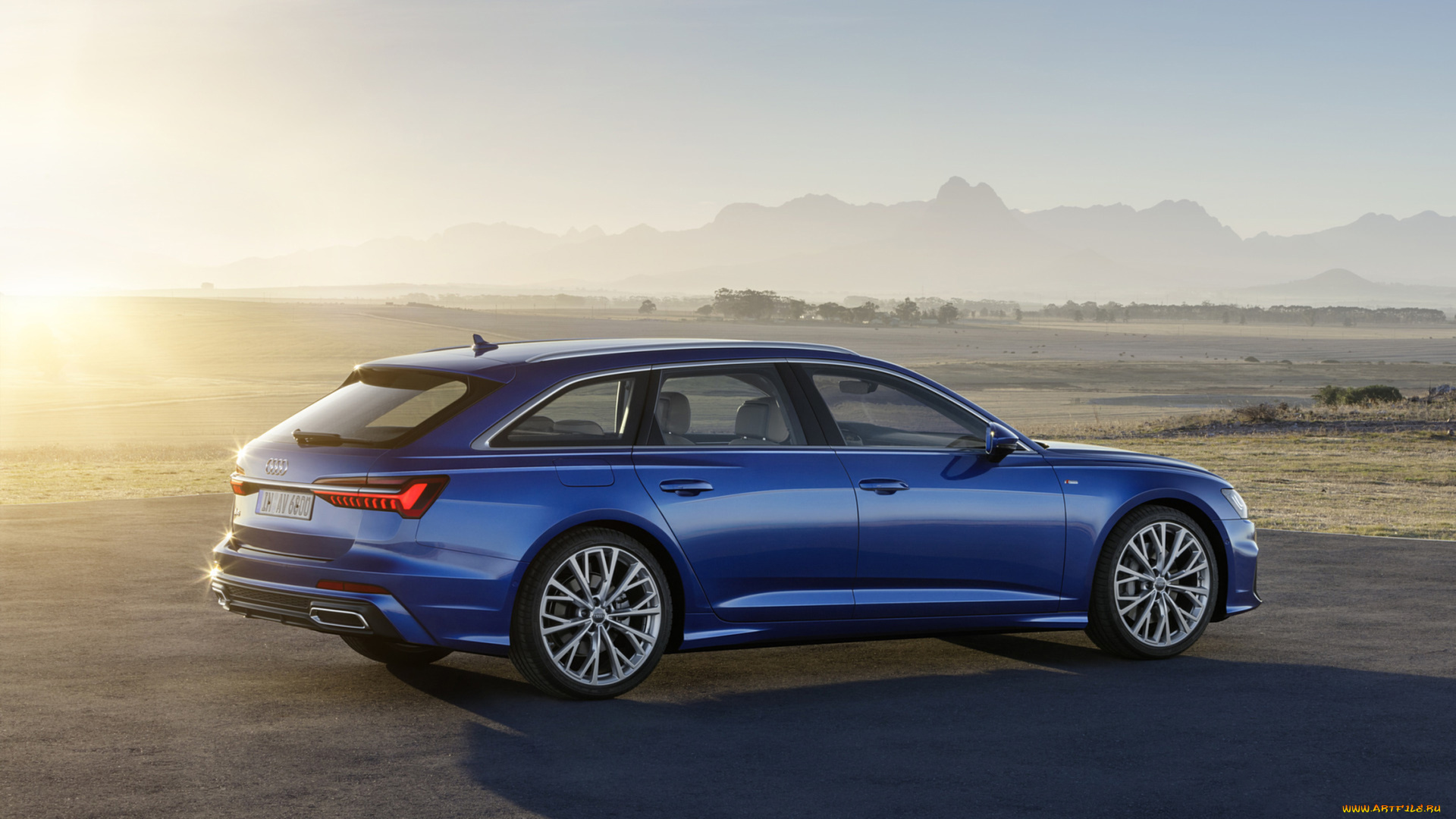 audi, a6, avant, 2019, автомобили, audi, 2019, blue, avant, a6