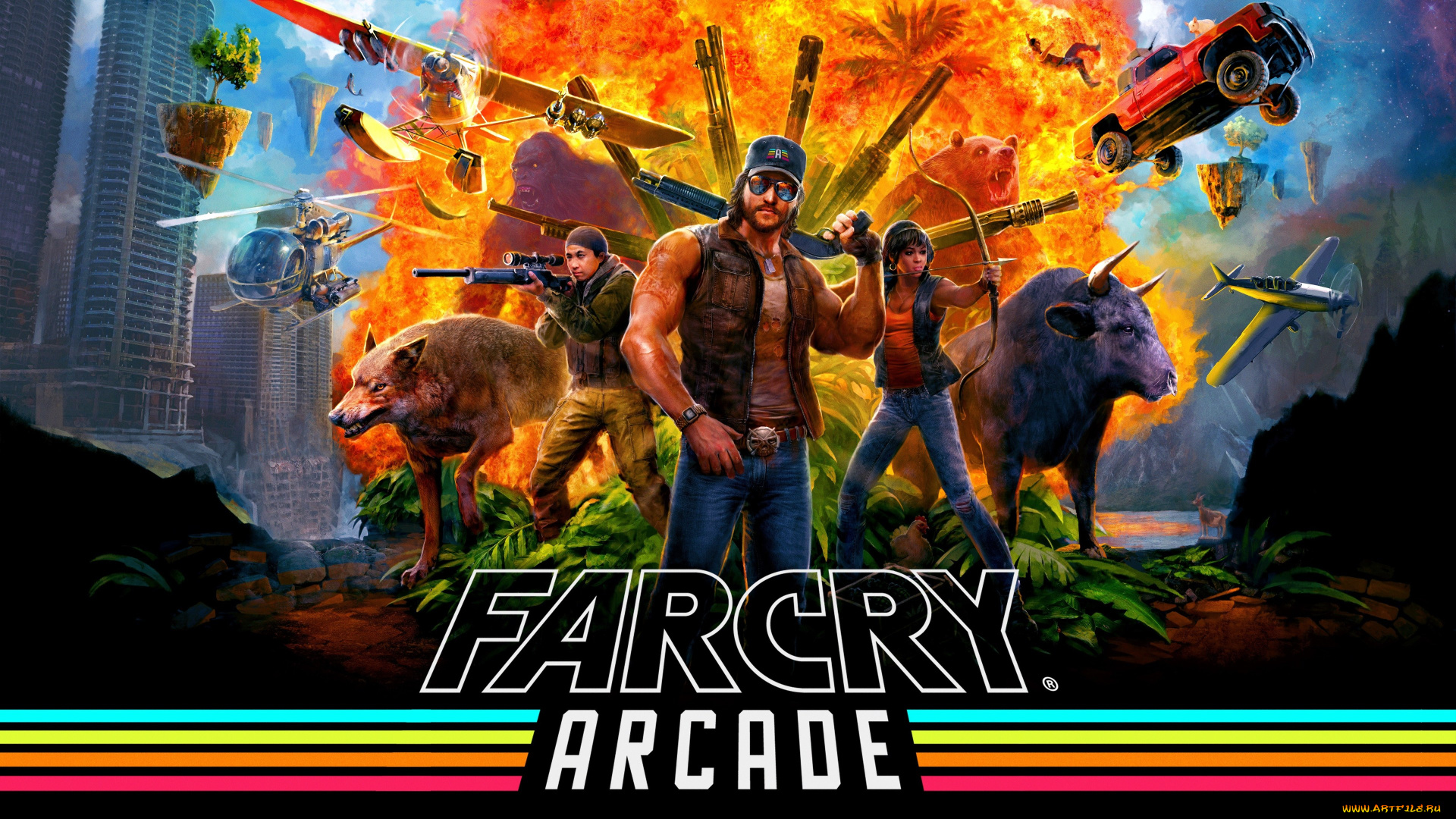 far, cry, arcade, видео, игры, far, cry, 5, онлайн, шутер, action, far, cry, arcade