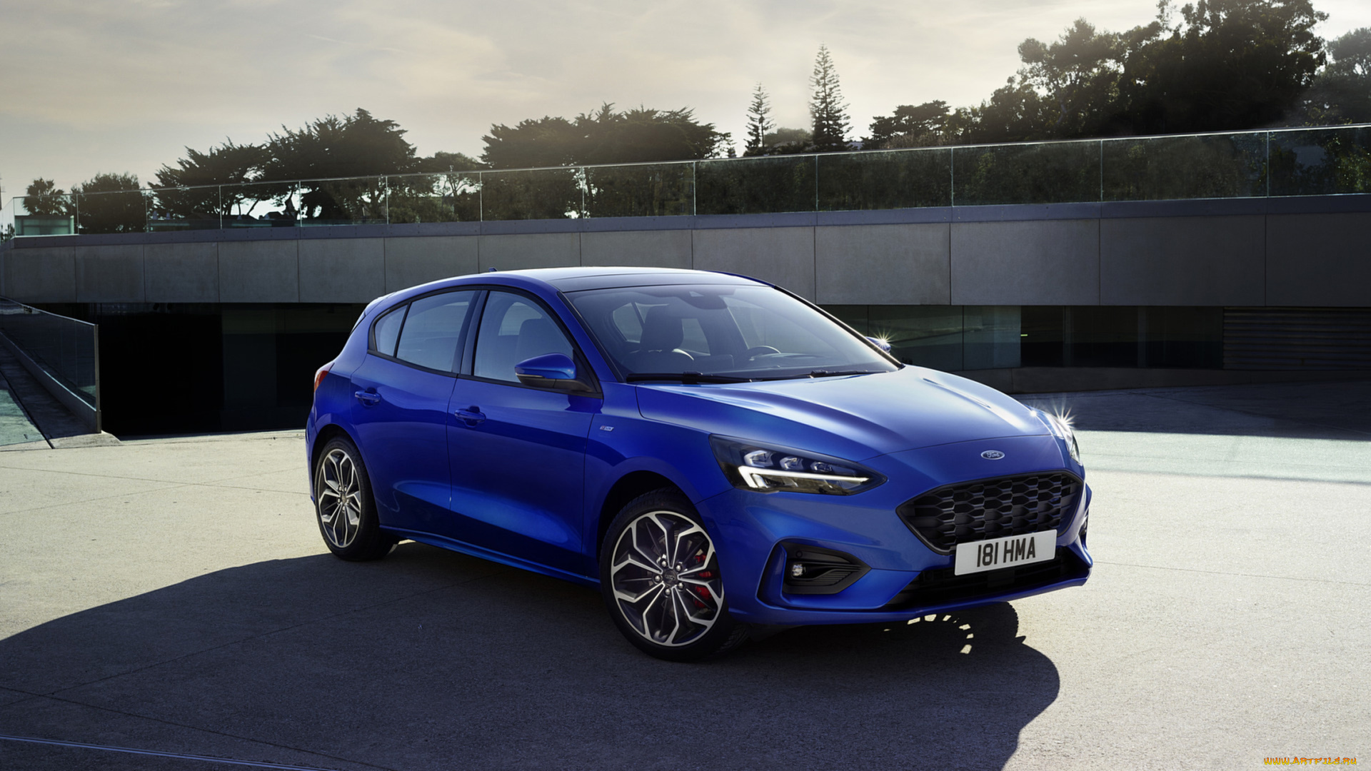 ford, focus, hatchback, st-line, 2019, автомобили, ford, blue, st-line, hatchback, focus, 2019