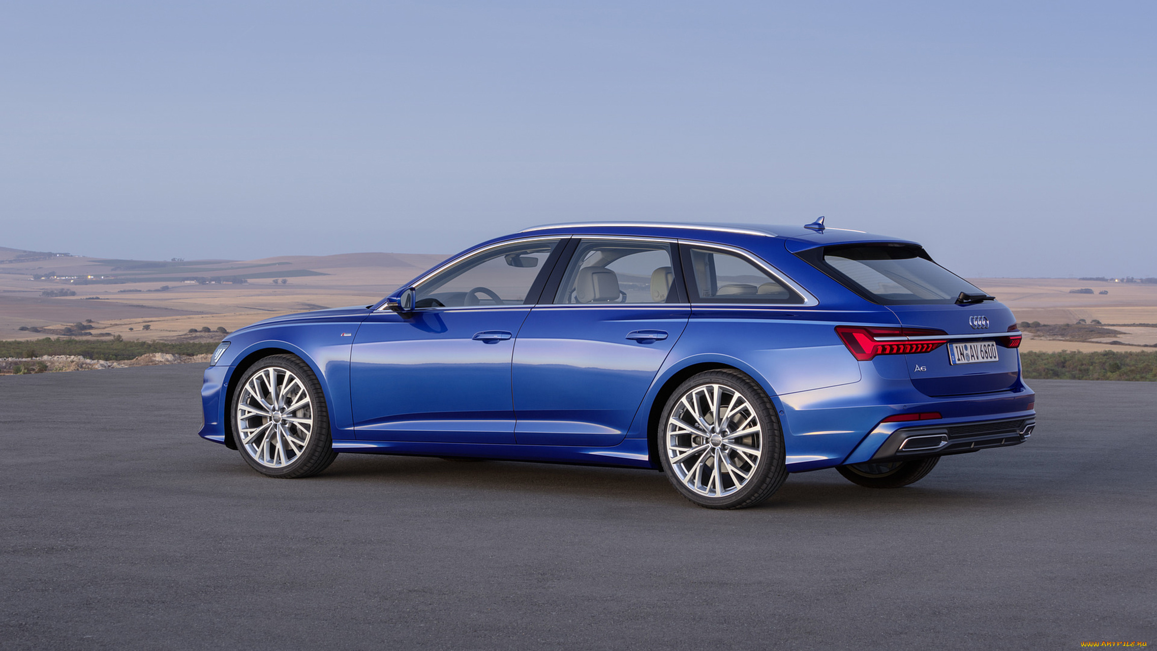 audi, a6, avant, 2019, автомобили, audi, 2019, avant, a6, blue