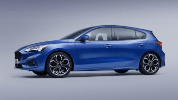 Картинка ford+focus+hatchback+st-line+2019 автомобили ford blue 2019 focus hatchback st-line