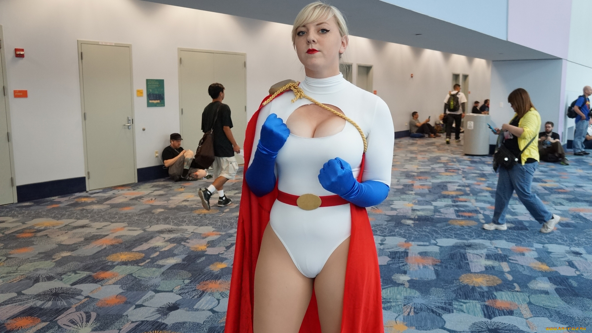 девушки, -, креатив, , косплей, косплей, cosplay, supergirl