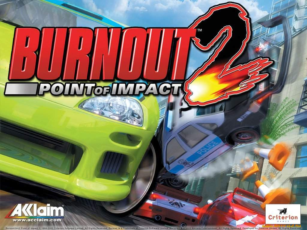 видео, игры, burnout, point, of, impact