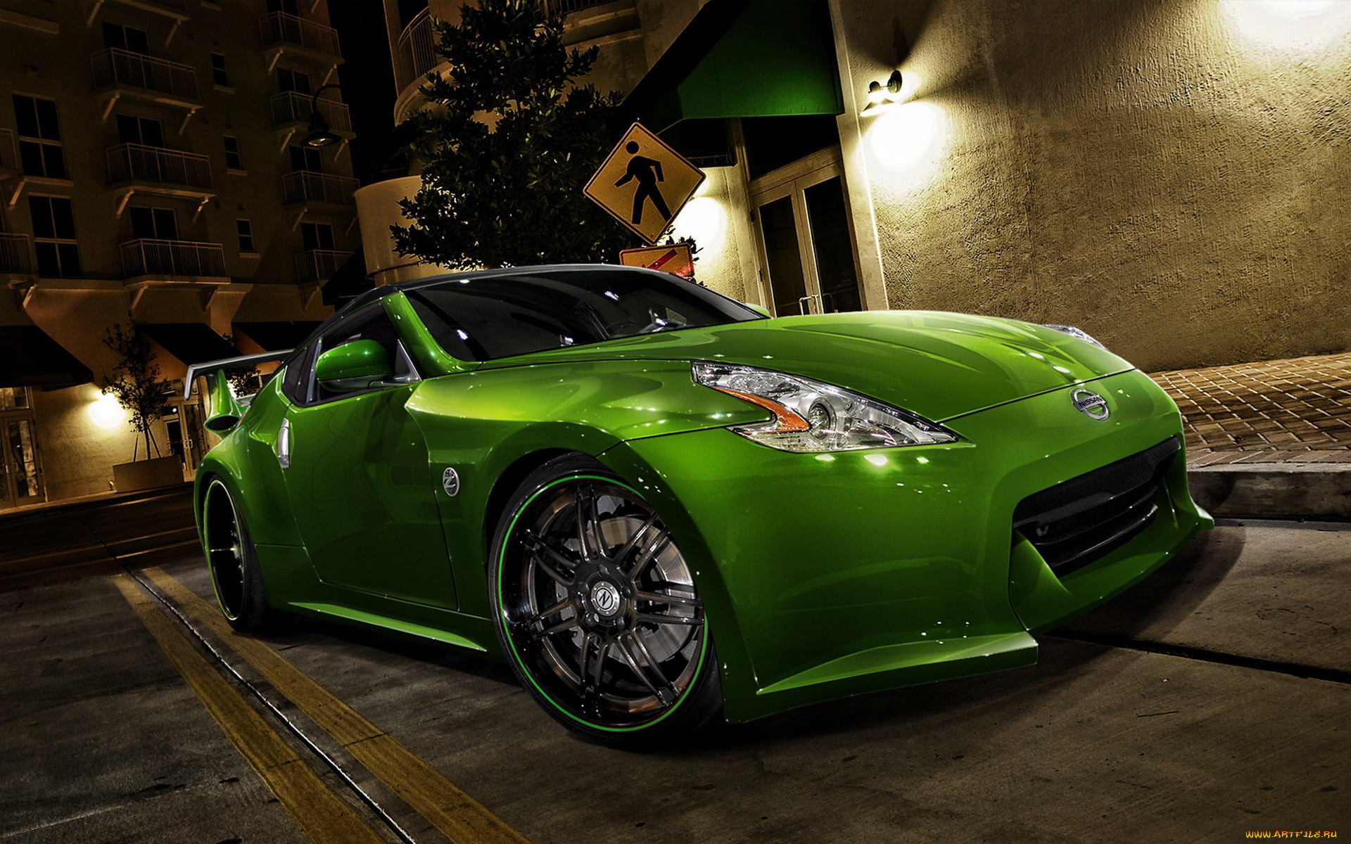 Green car