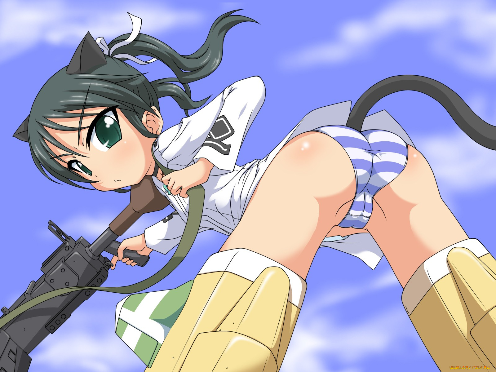 аниме, strike, witches