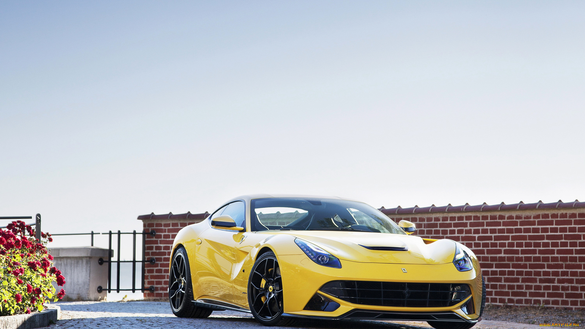 2013, ferrari, f12, berlinetta, , novitec, автомобили, ferrari, желтый, металлик, berlinetta