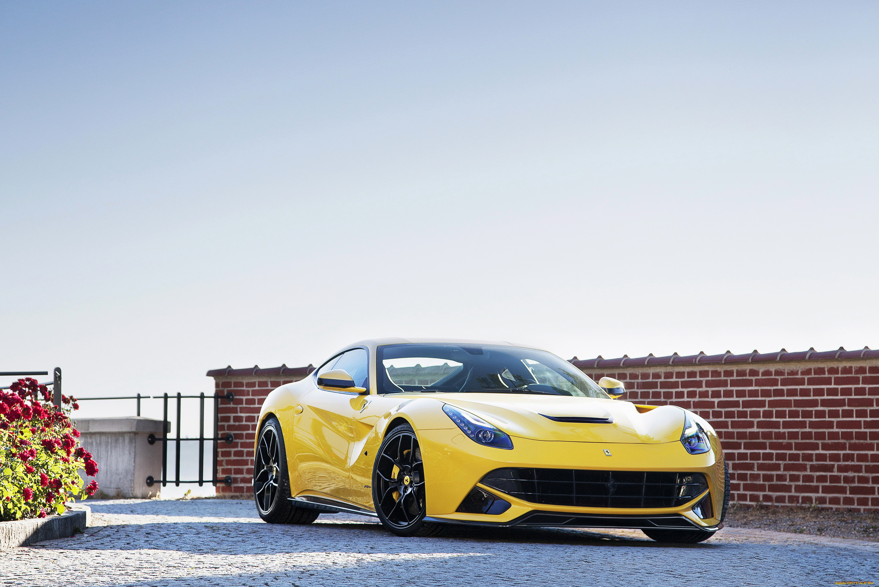 2013, ferrari, f12, berlinetta, , novitec, автомобили, ferrari, желтый, металлик, berlinetta