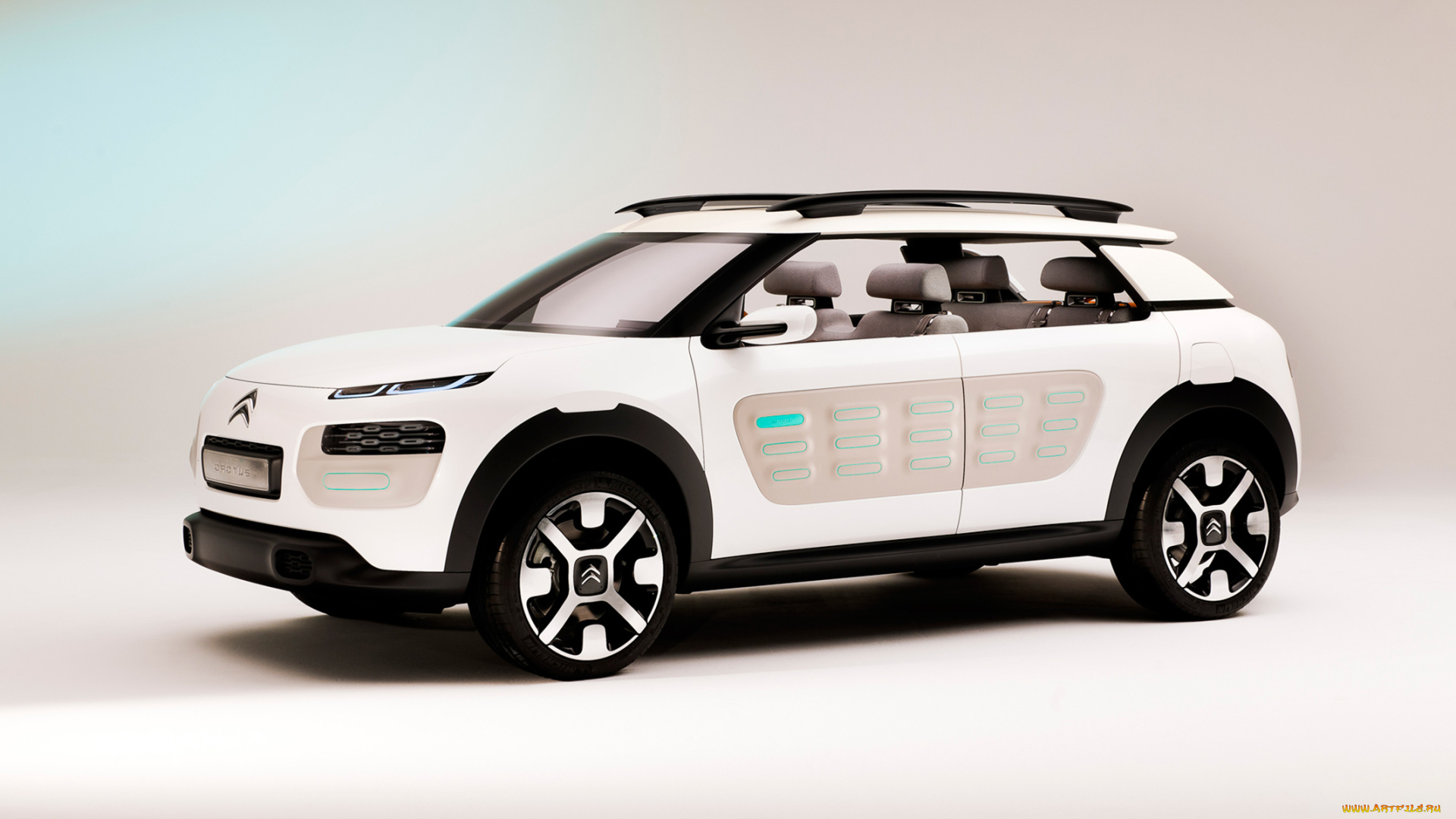 citroen, cactus, concept, 2013, автомобили, citroen, ds, cactus, 2013, concept, белый