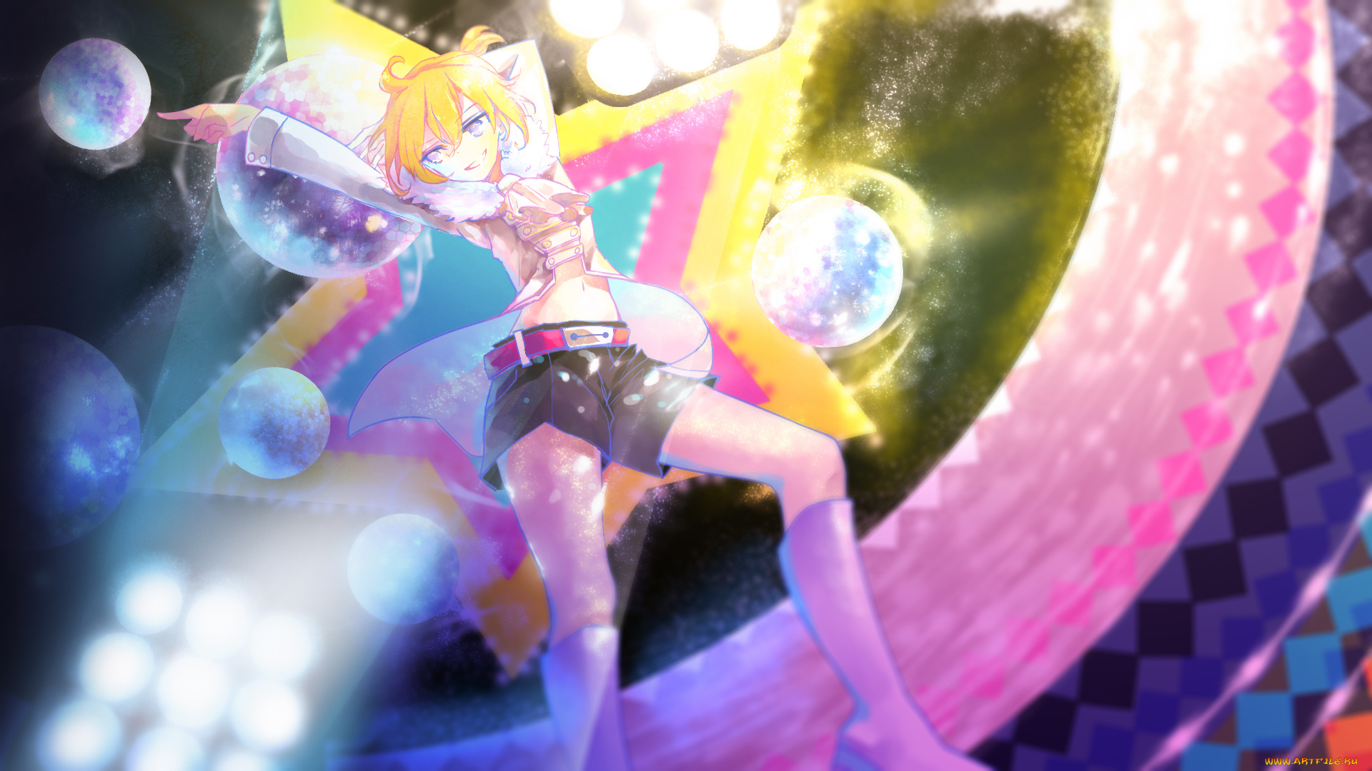 аниме, vocaloid, kagamine, len