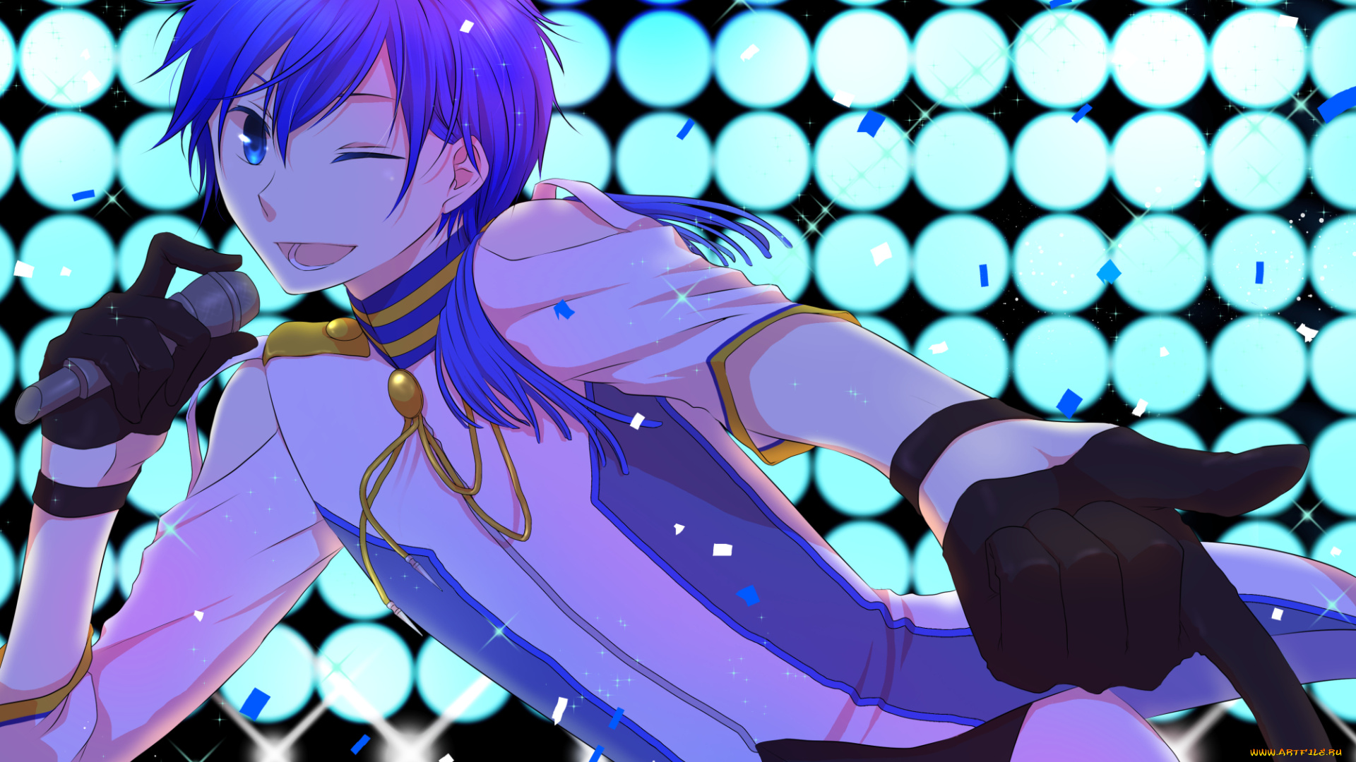 аниме, vocaloid, kaito