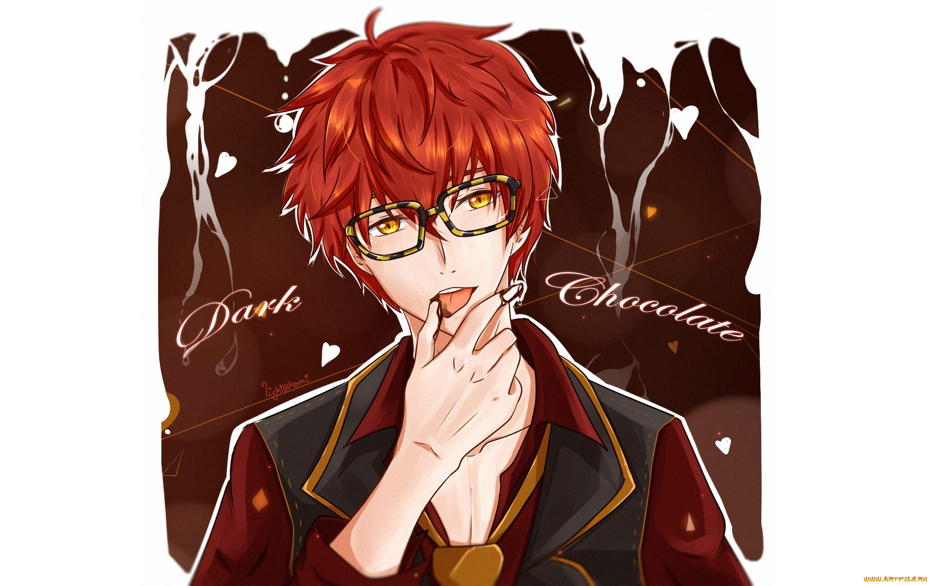 аниме, mystic, messenger, парень