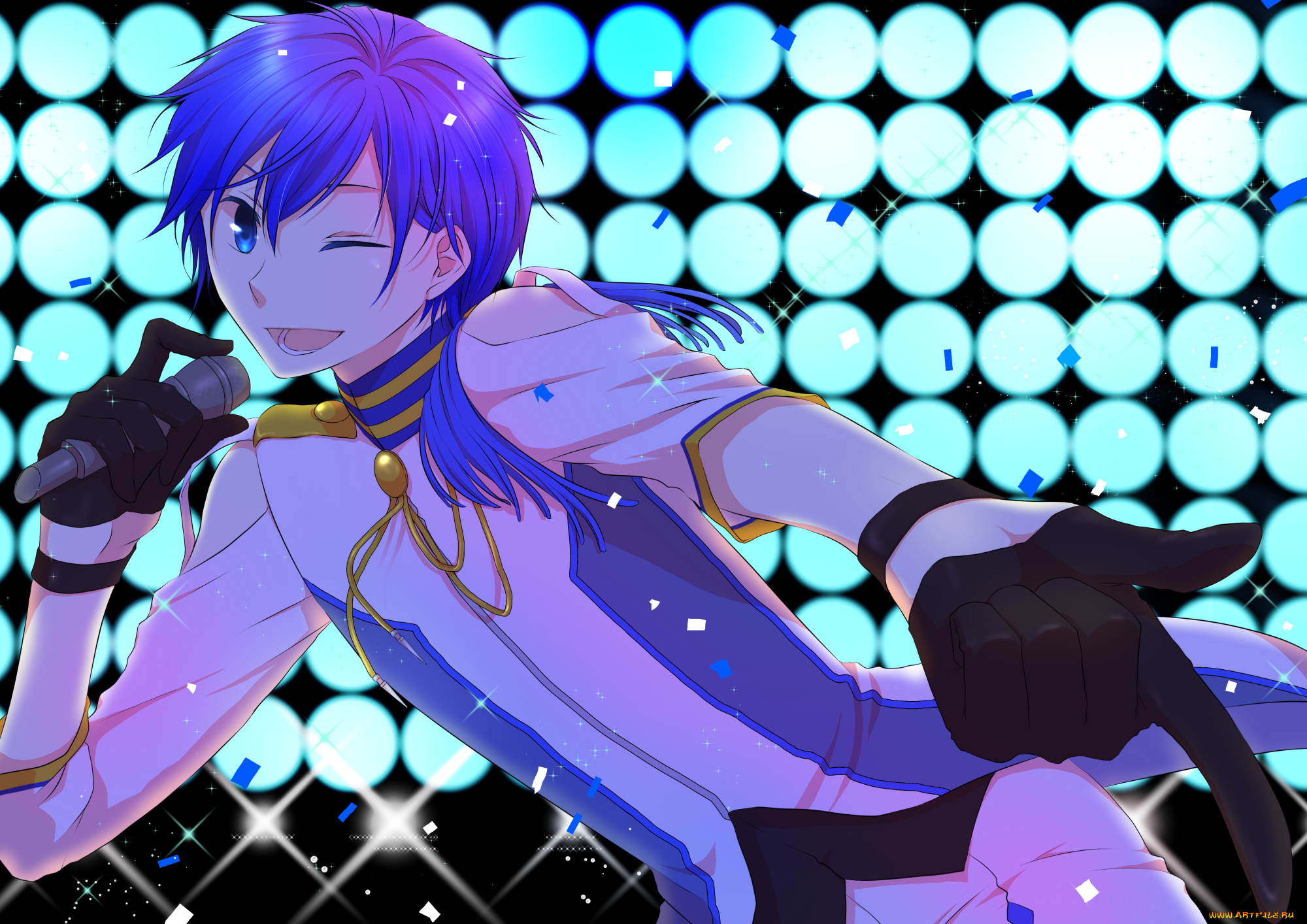 аниме, vocaloid, kaito