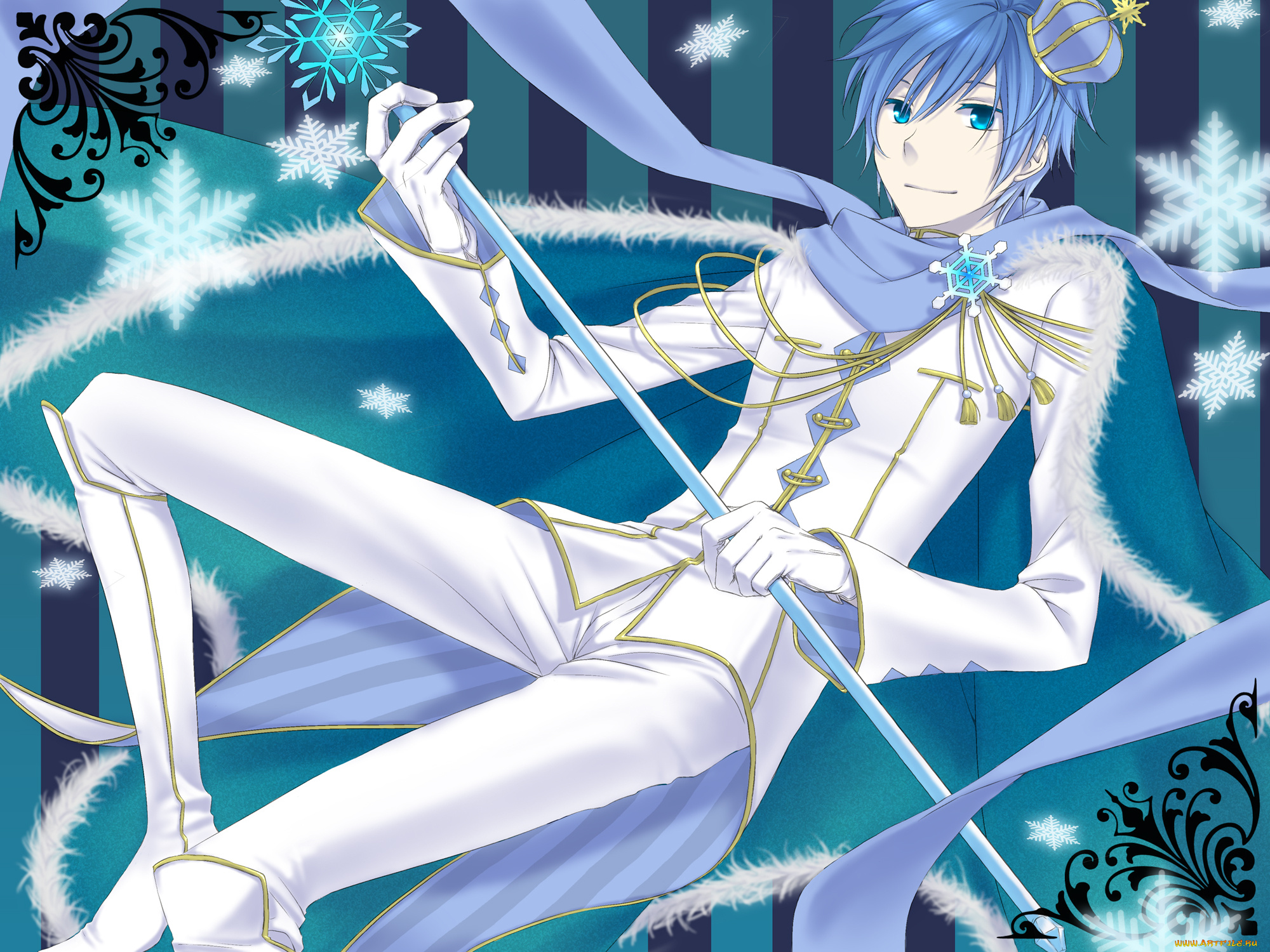 аниме, vocaloid, kaito