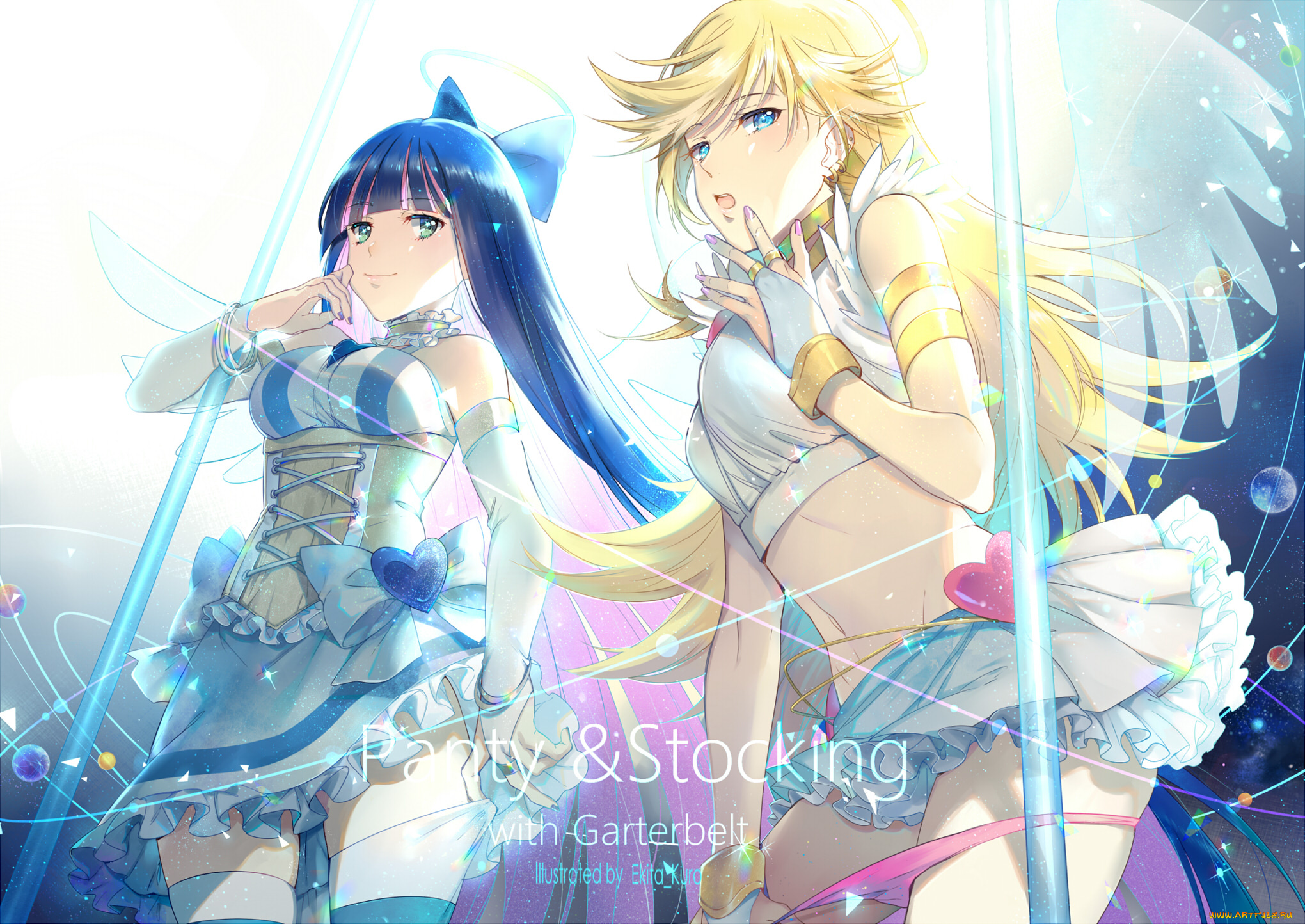 аниме, panty, &, stocking, with, garterbelt, panty, stocking, with, garterbelt