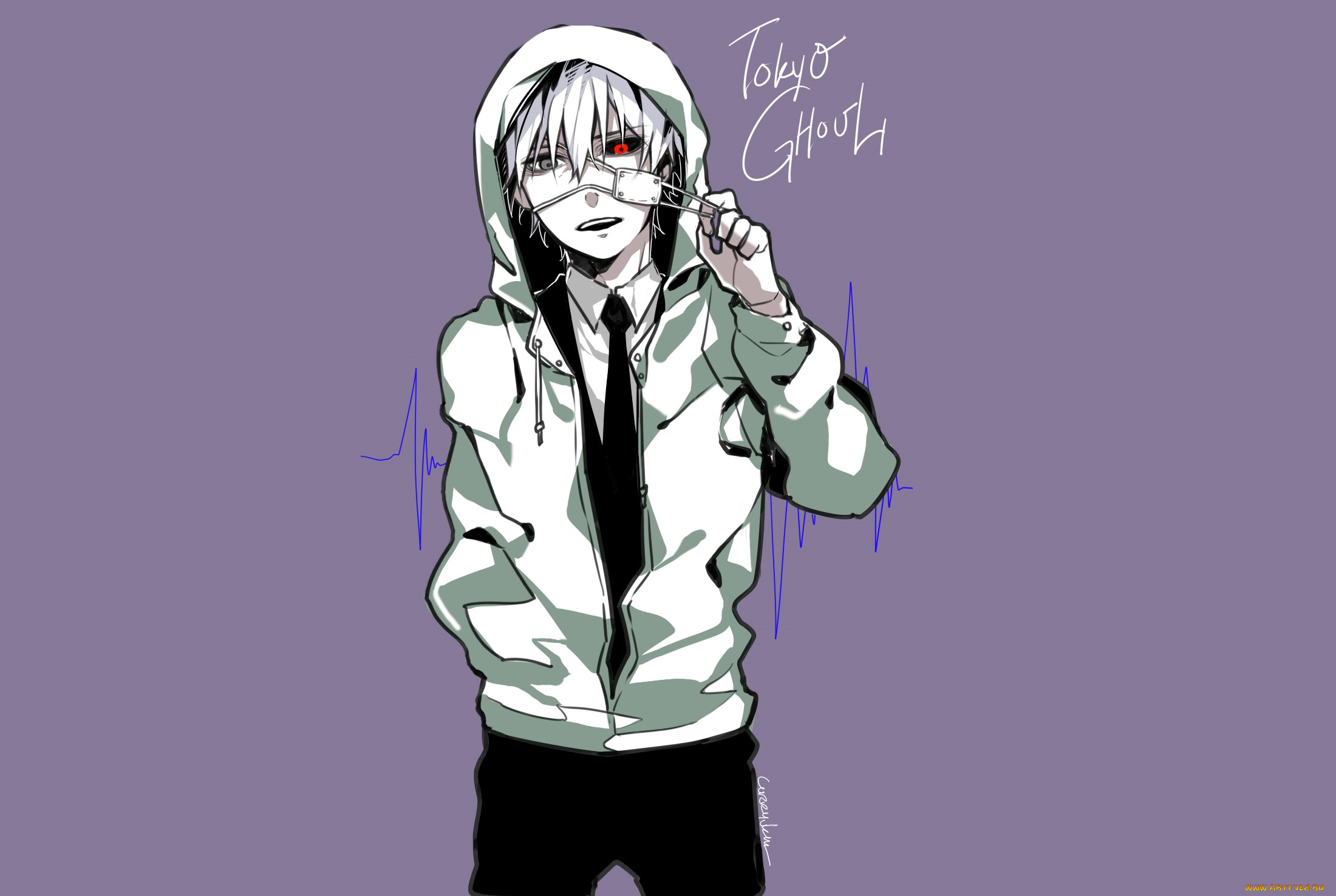 аниме, tokyo, ghoul, канеки