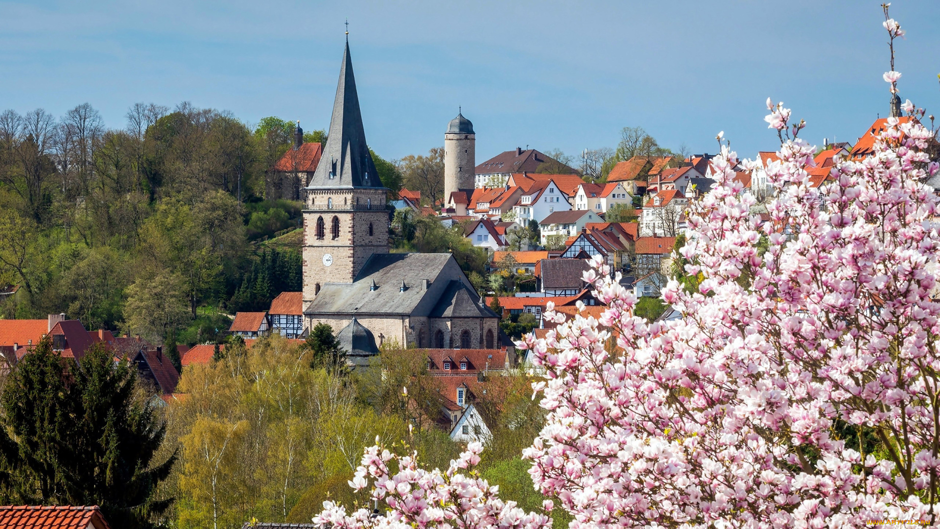 warburg, germany, города, -, панорамы