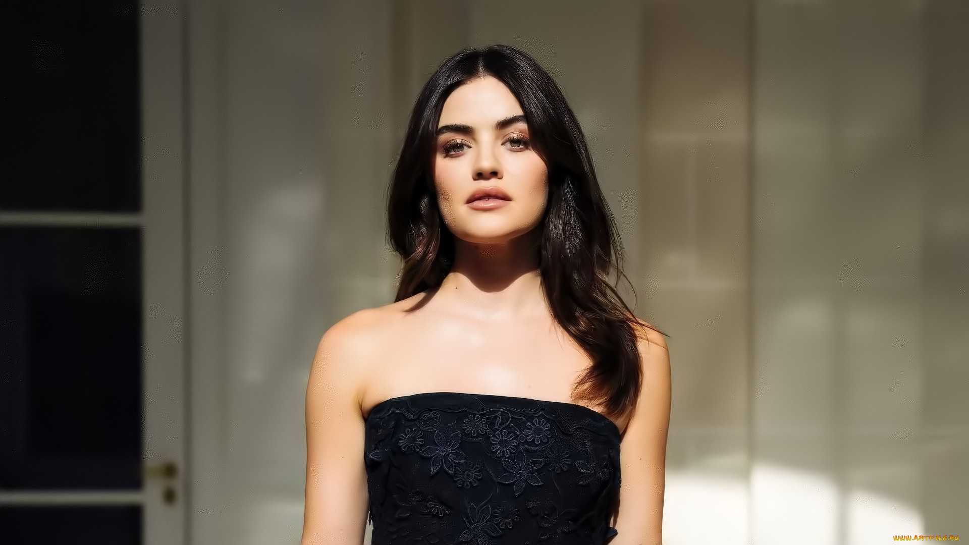 девушки, lucy, hale, брюнетка, лицо