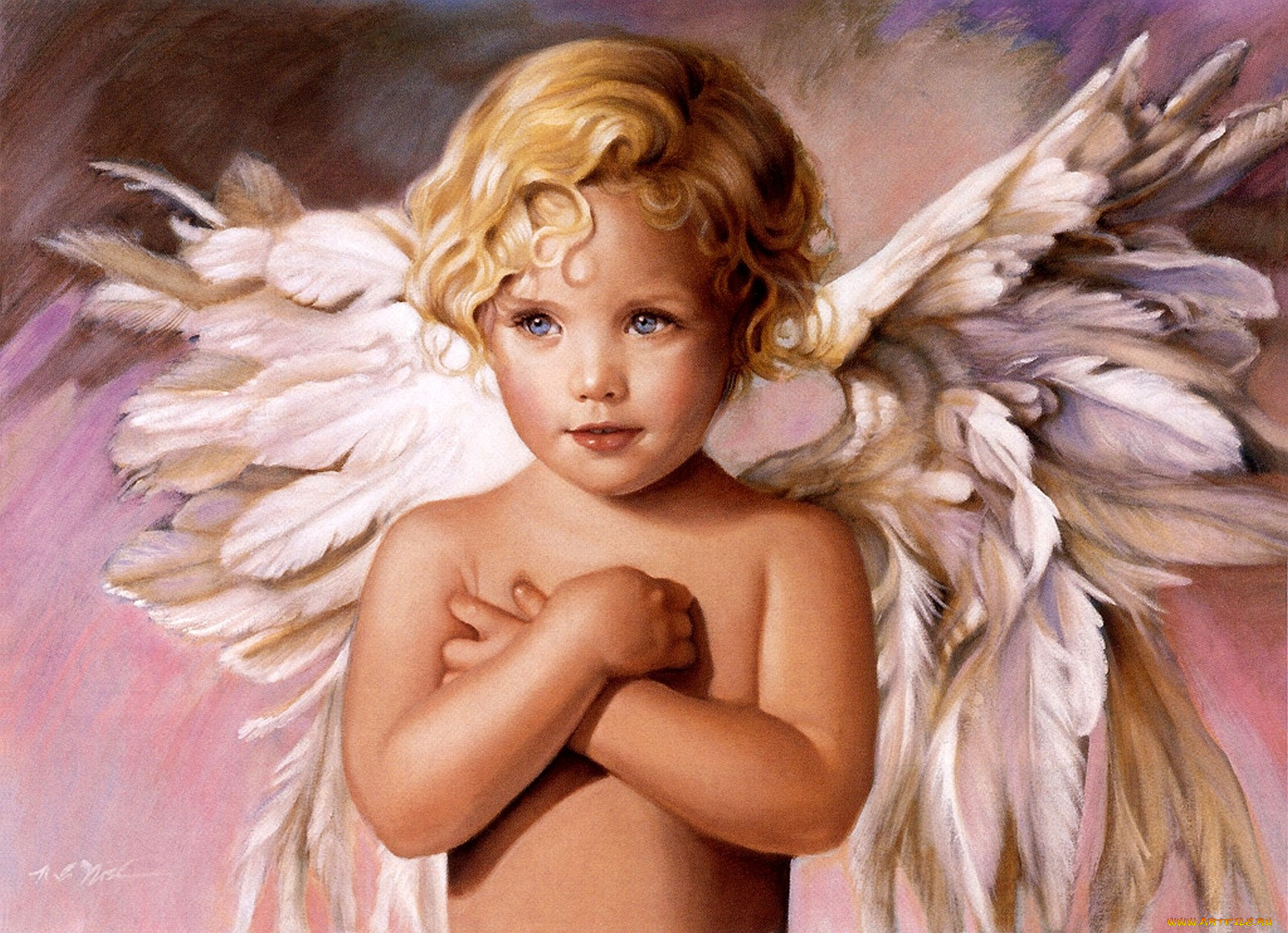 фэнтези, ангелы, милый, ангел, ребенок