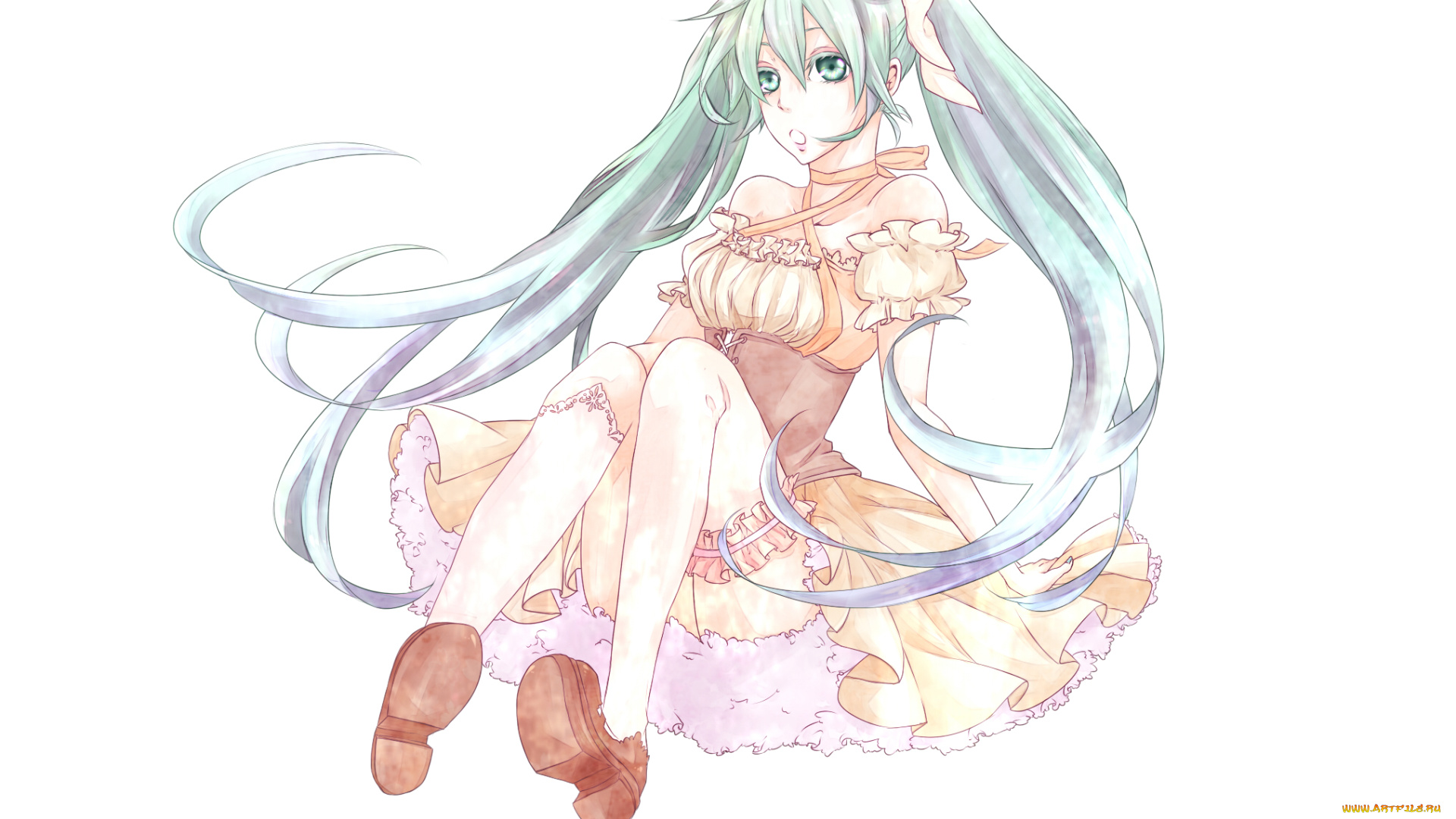 hatsune, miku, аниме, vocaloid