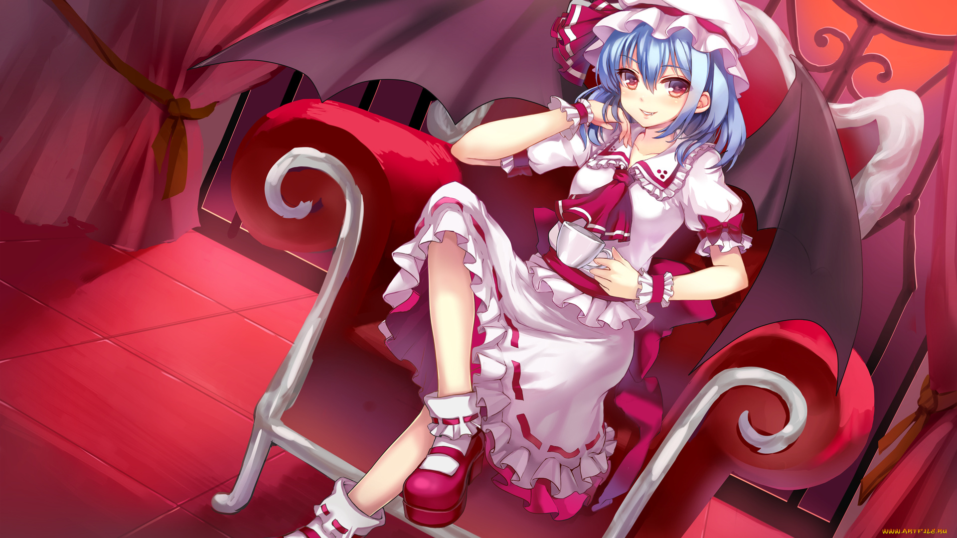 remilia, scarlet, аниме, touhou