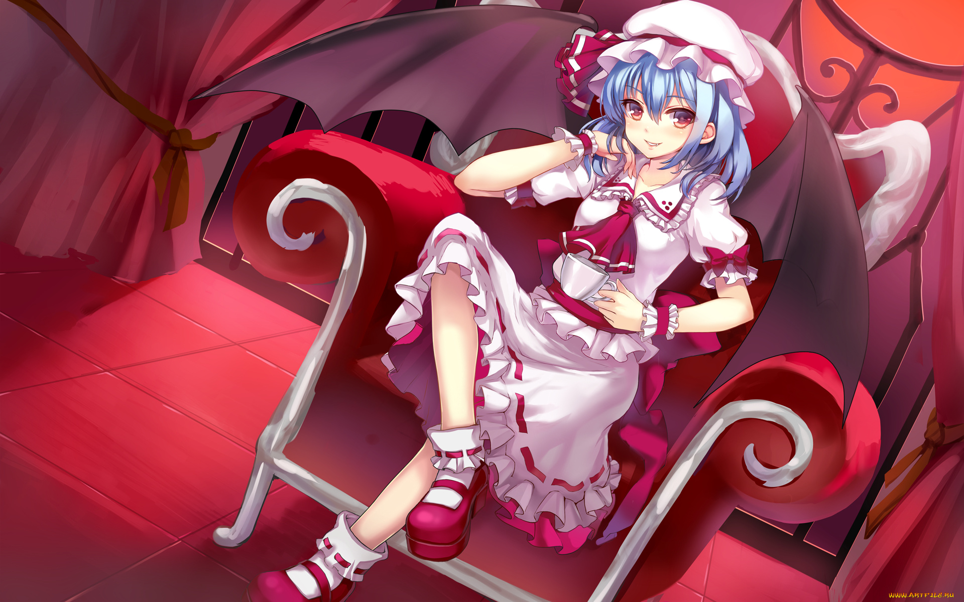 remilia, scarlet, аниме, touhou