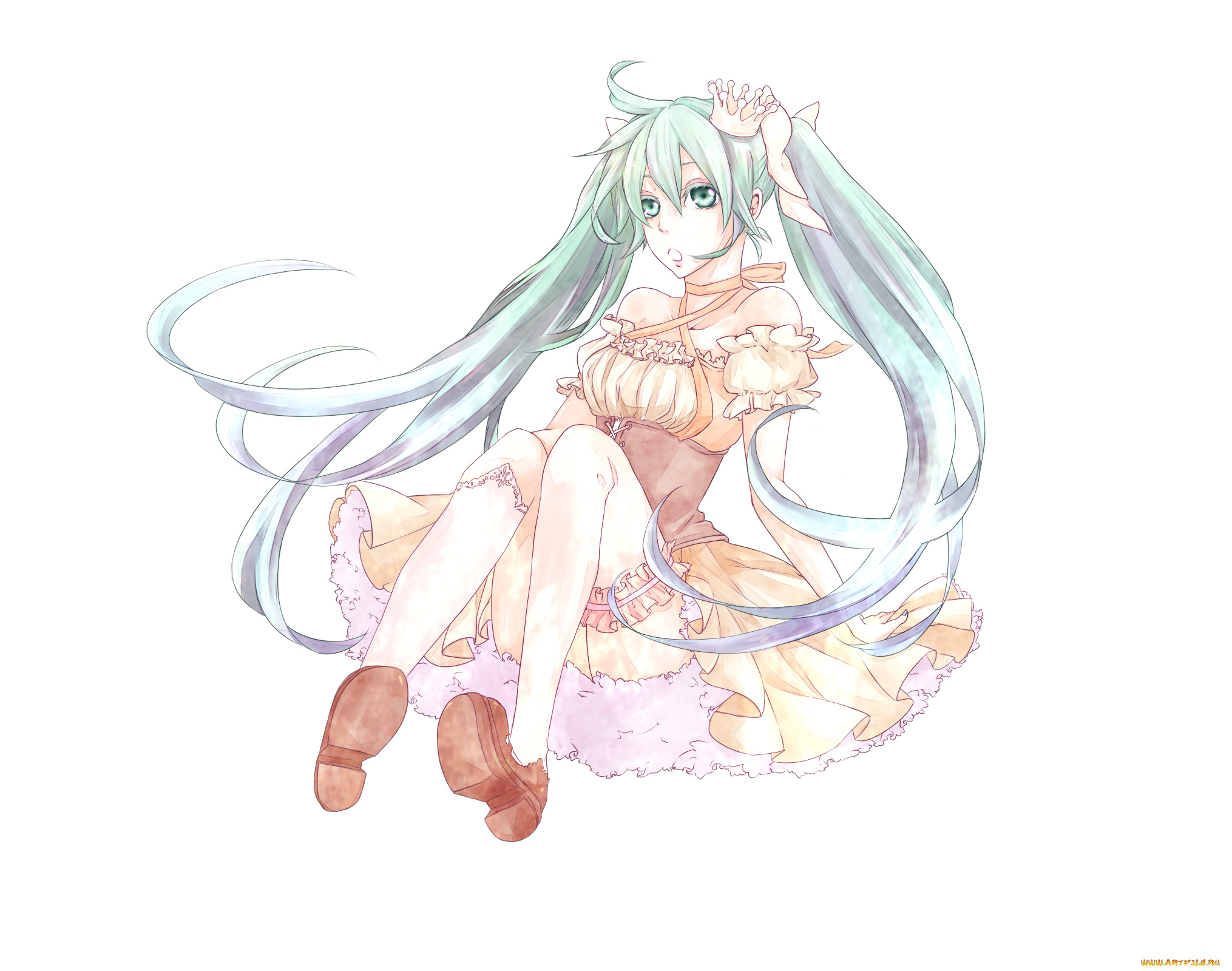 hatsune, miku, аниме, vocaloid