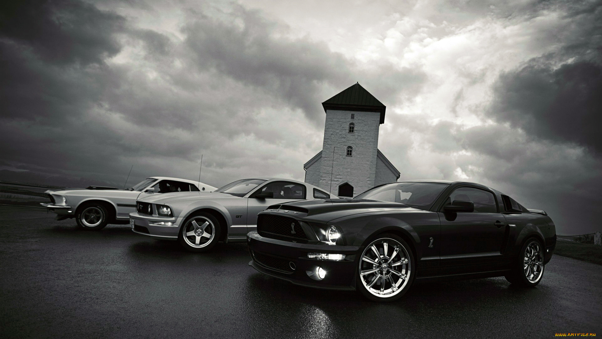 автомобили, mustang, shelby, gt500kr, ford, 2005, mach, 1, 1969, gt, 2007