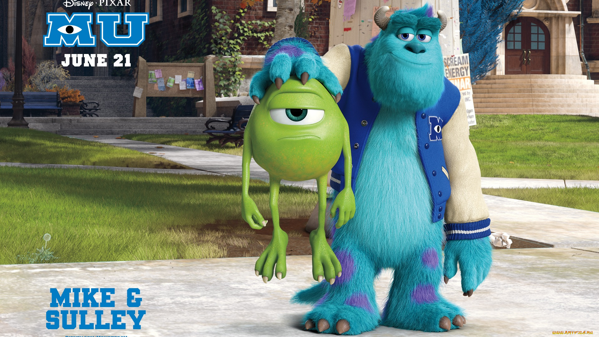 monsters, university, мультфильмы, университет, монстров