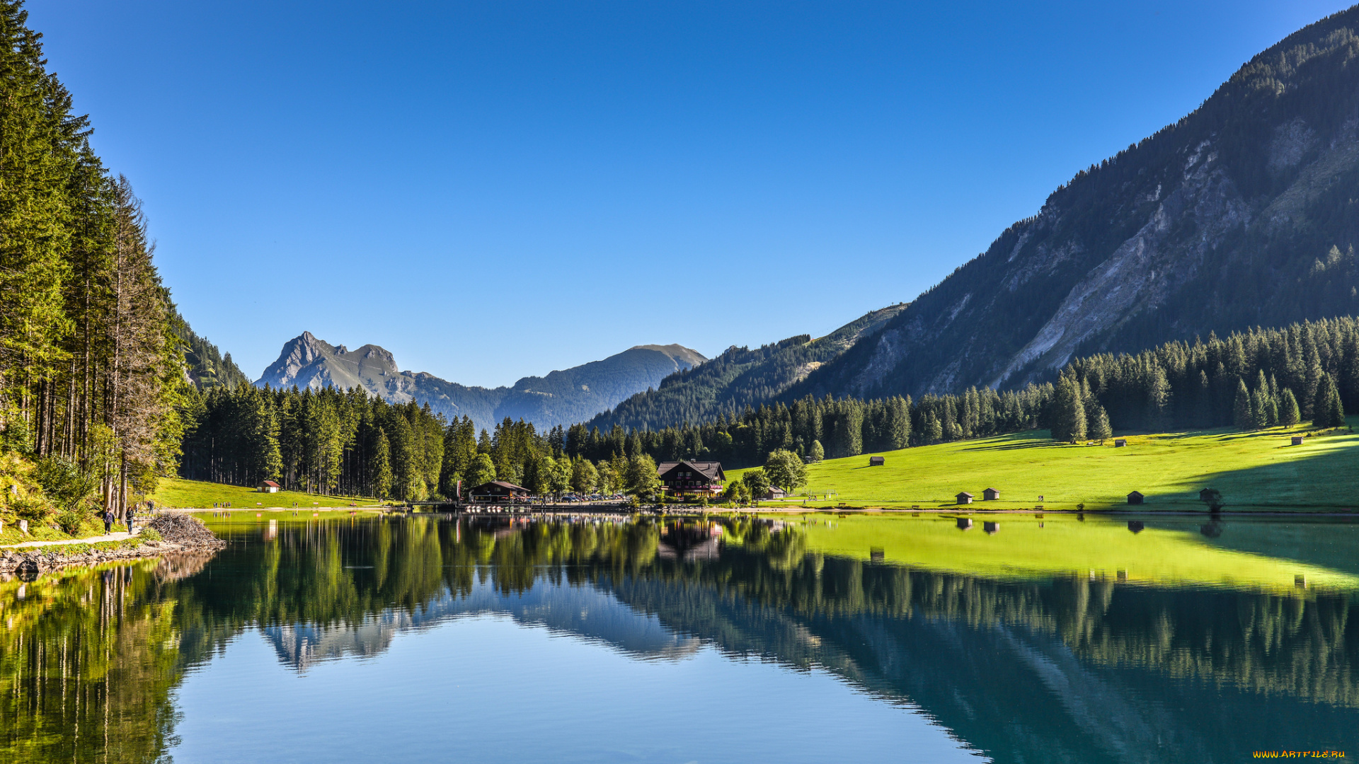 tyrol, austria, природа, реки, озера, тироль, австрия, озеро, горы, лес, отражение