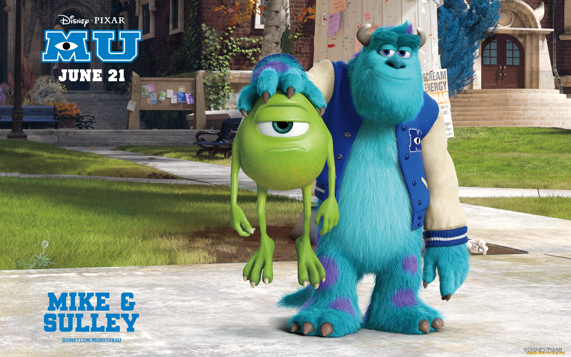 monsters, university, мультфильмы, университет, монстров