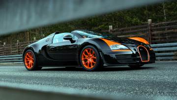 Картинка bugatti veyron автомобили automobiles s a франция класс-люкс спортивные