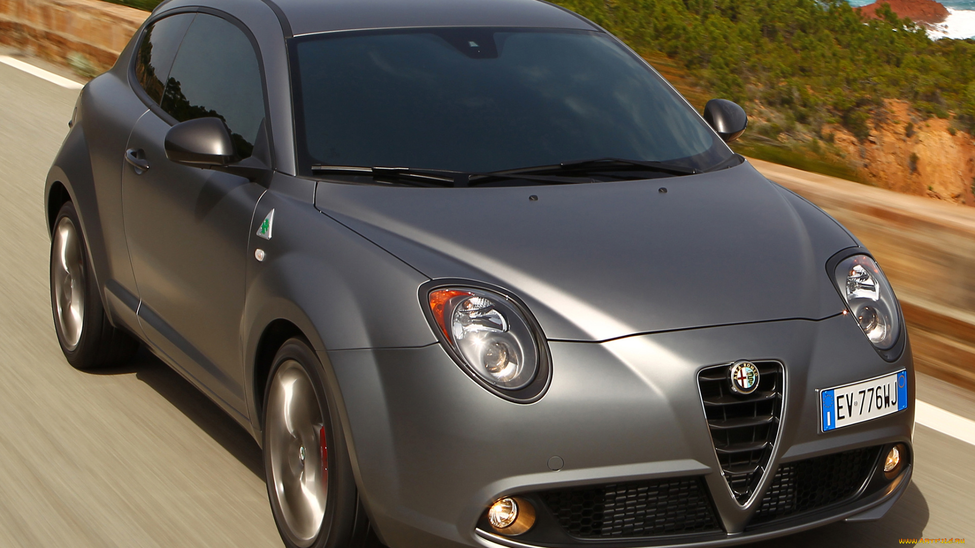 автомобили, alfa, romeo, alfa, romeo, mito, quadrifoglio, verde, 955, 2014, г, темный