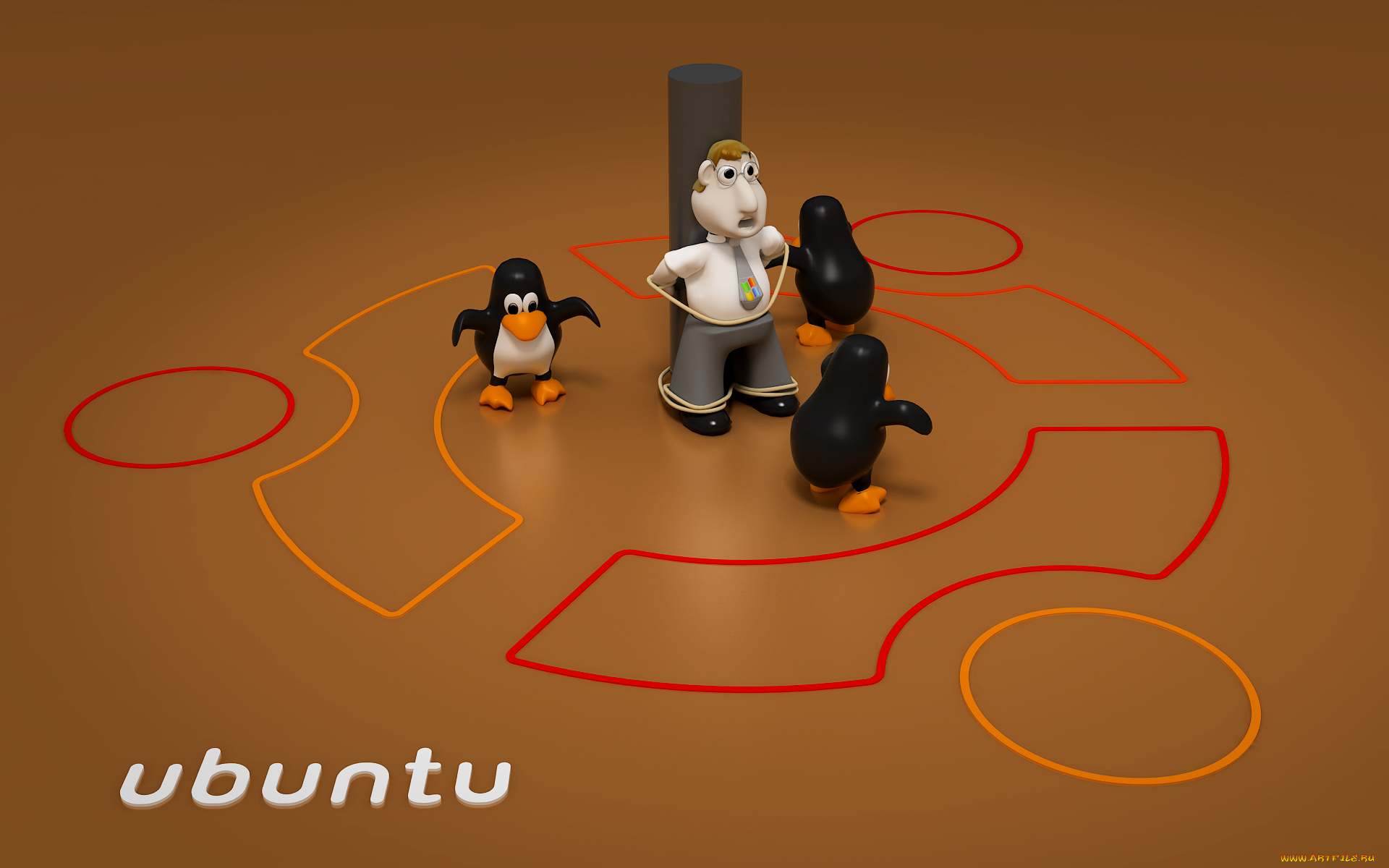 компьютеры, ubuntu, linux, пингвины