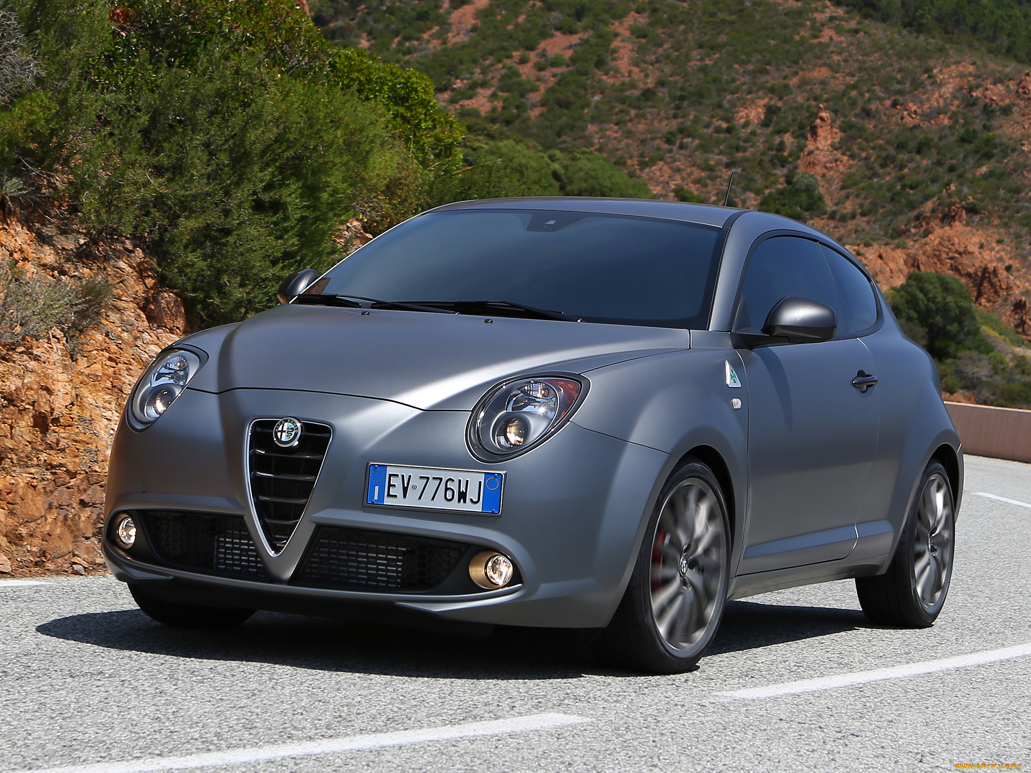 автомобили, alfa, romeo, 2014, г, alfa, romeo, 955, quadrifoglio, темный, mito, verde