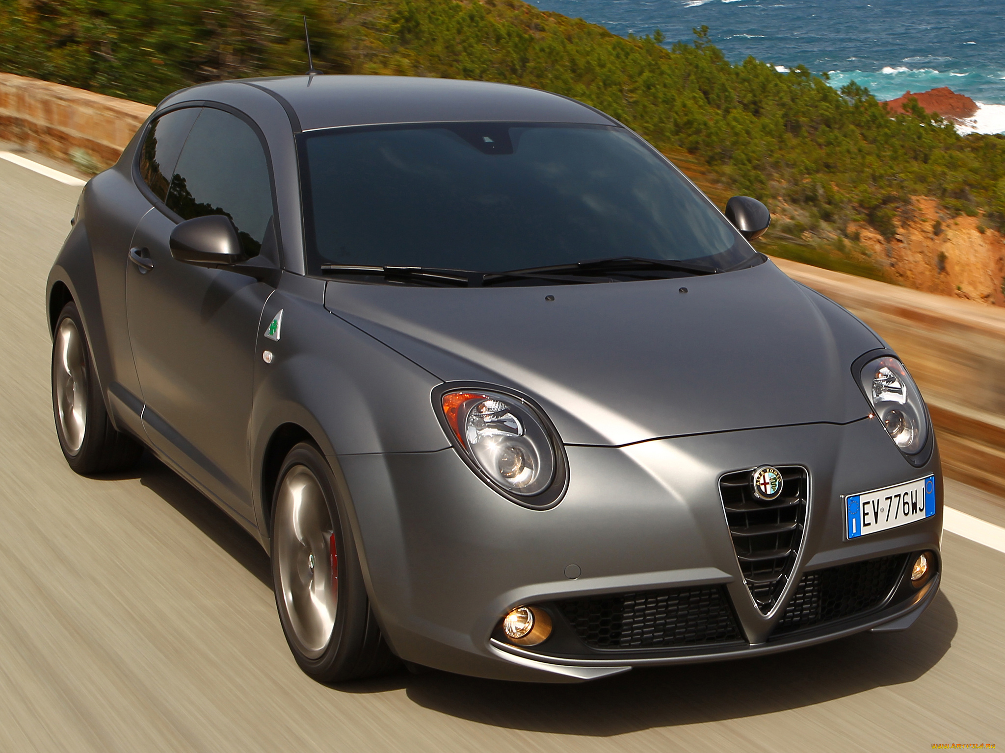 автомобили, alfa, romeo, alfa, romeo, mito, quadrifoglio, verde, 955, 2014, г, темный