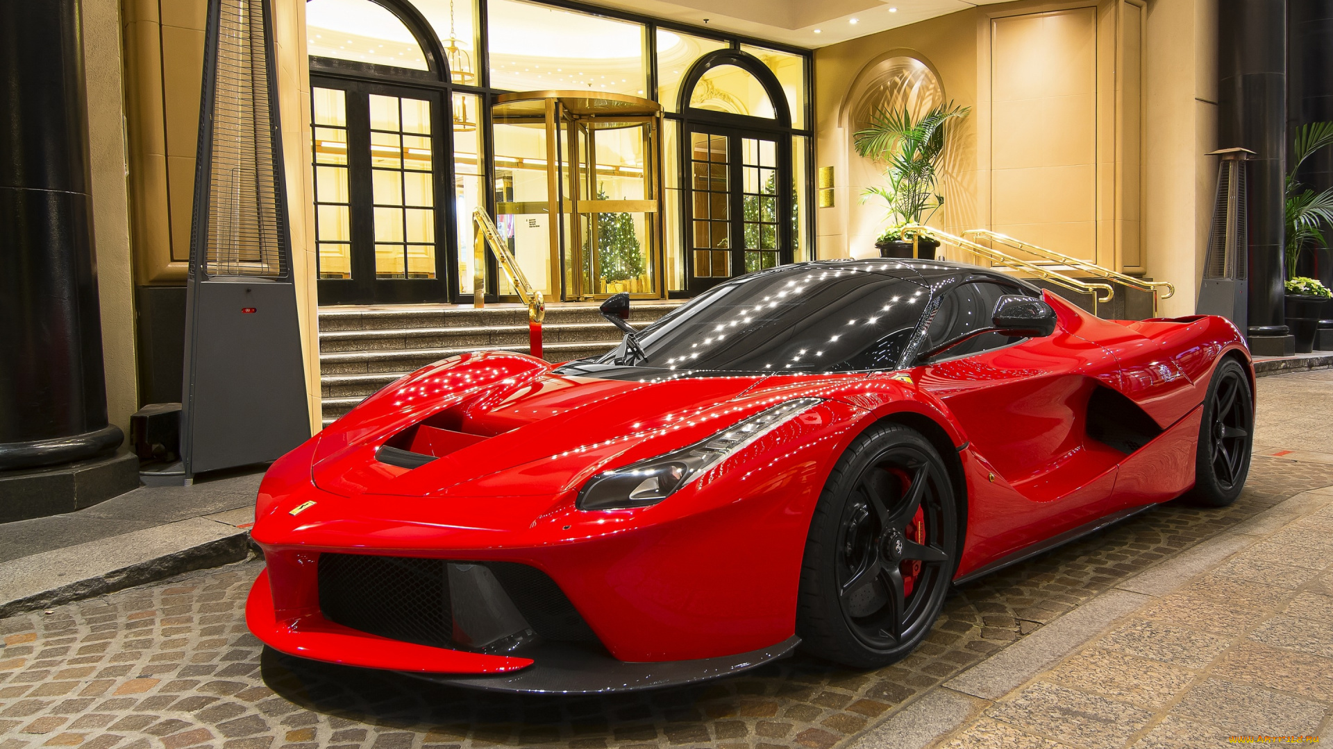 автомобили, ferrari, красный, sportscar, laferrari