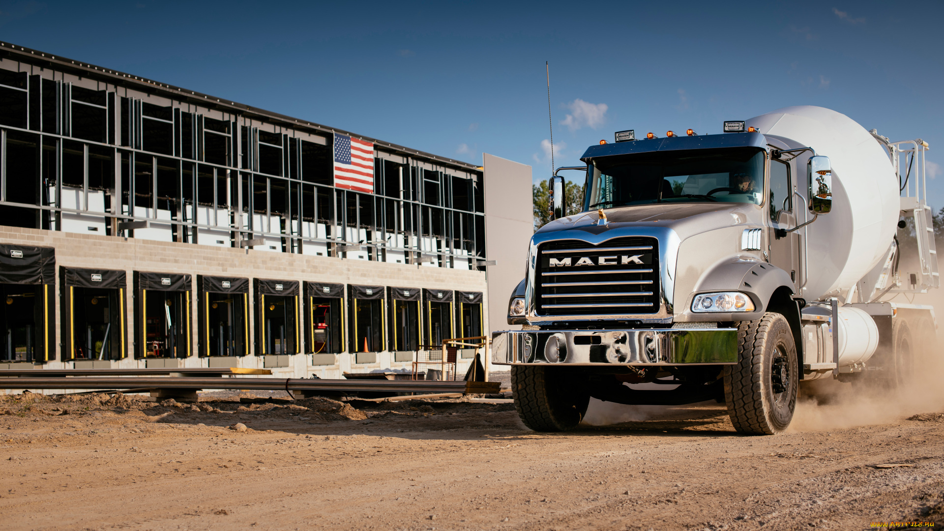 2020, mack, granite, автомобили, mack, granite, mixer, 4k, lkw, 2020, грузовики, грузовой, транспорт, американские