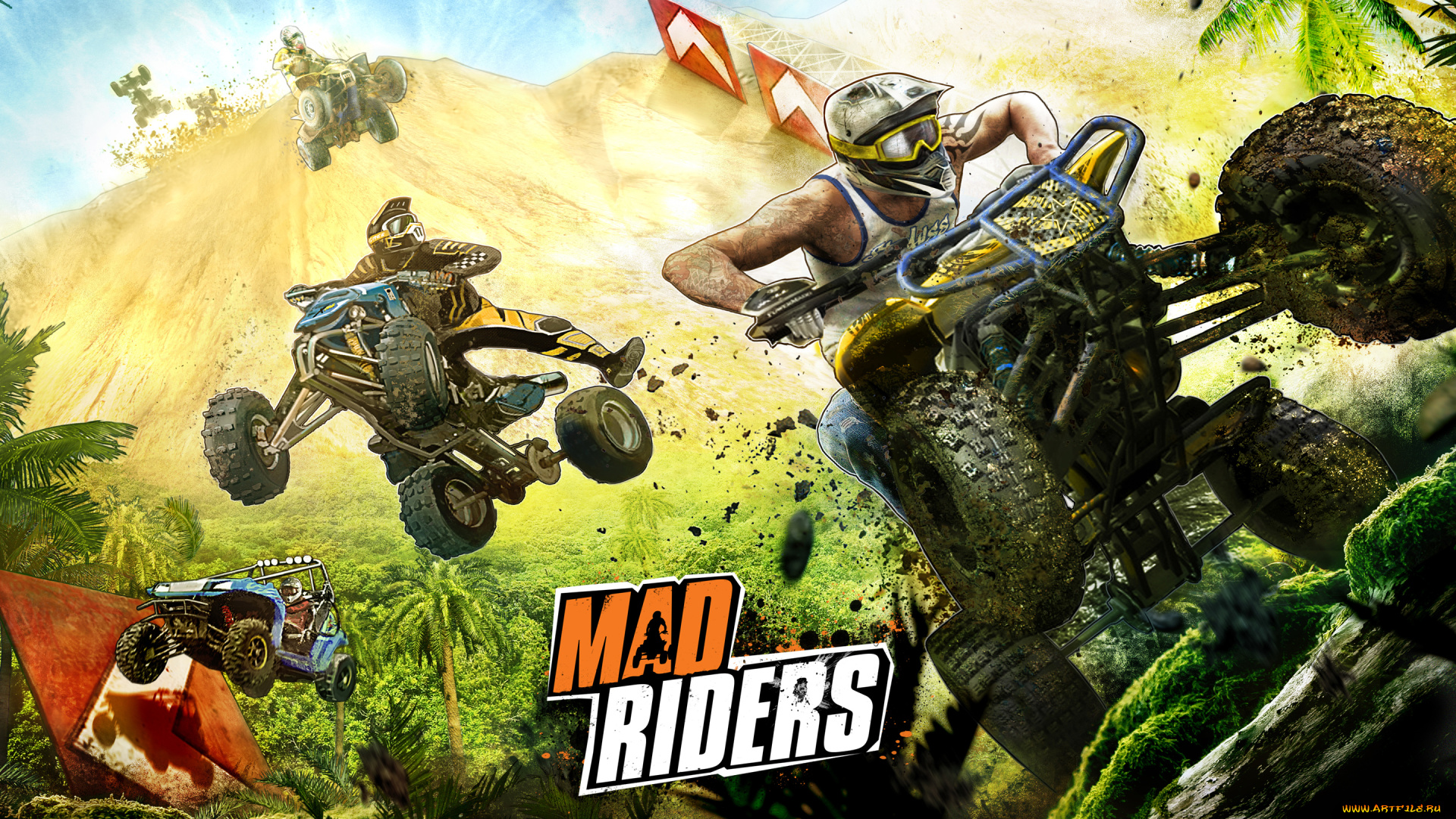 mad, riders, видео, игры, квадроцикл