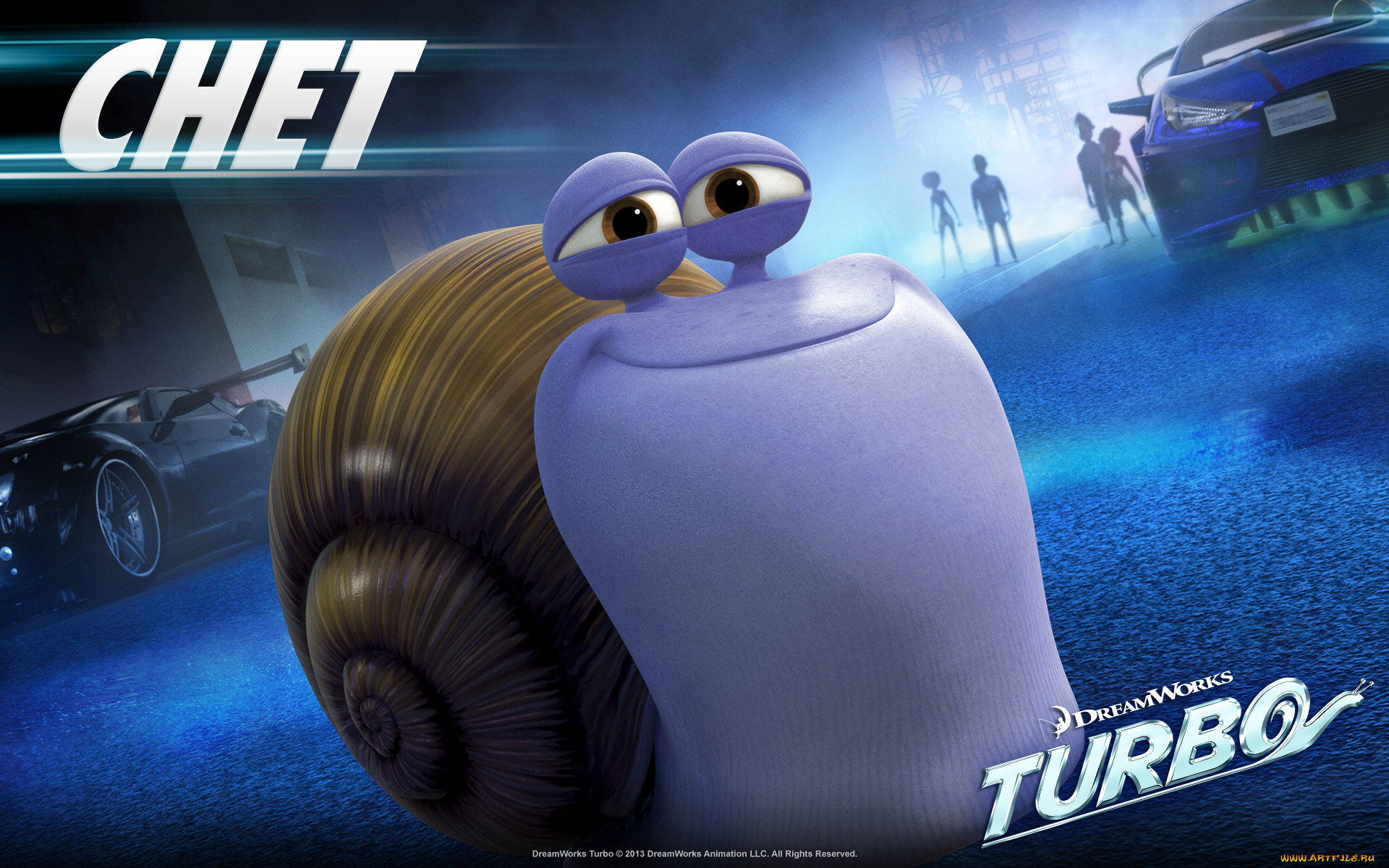 мультфильмы, turbo, персонаж, улитка