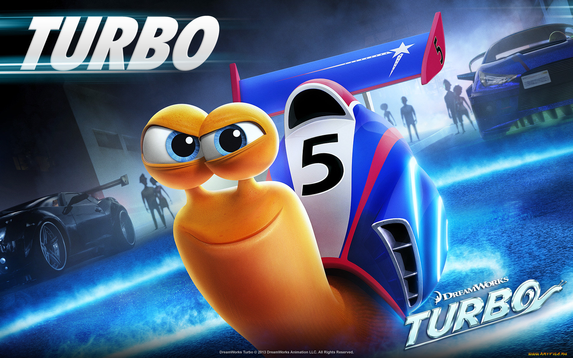 мультфильмы, turbo, персонаж, улитка