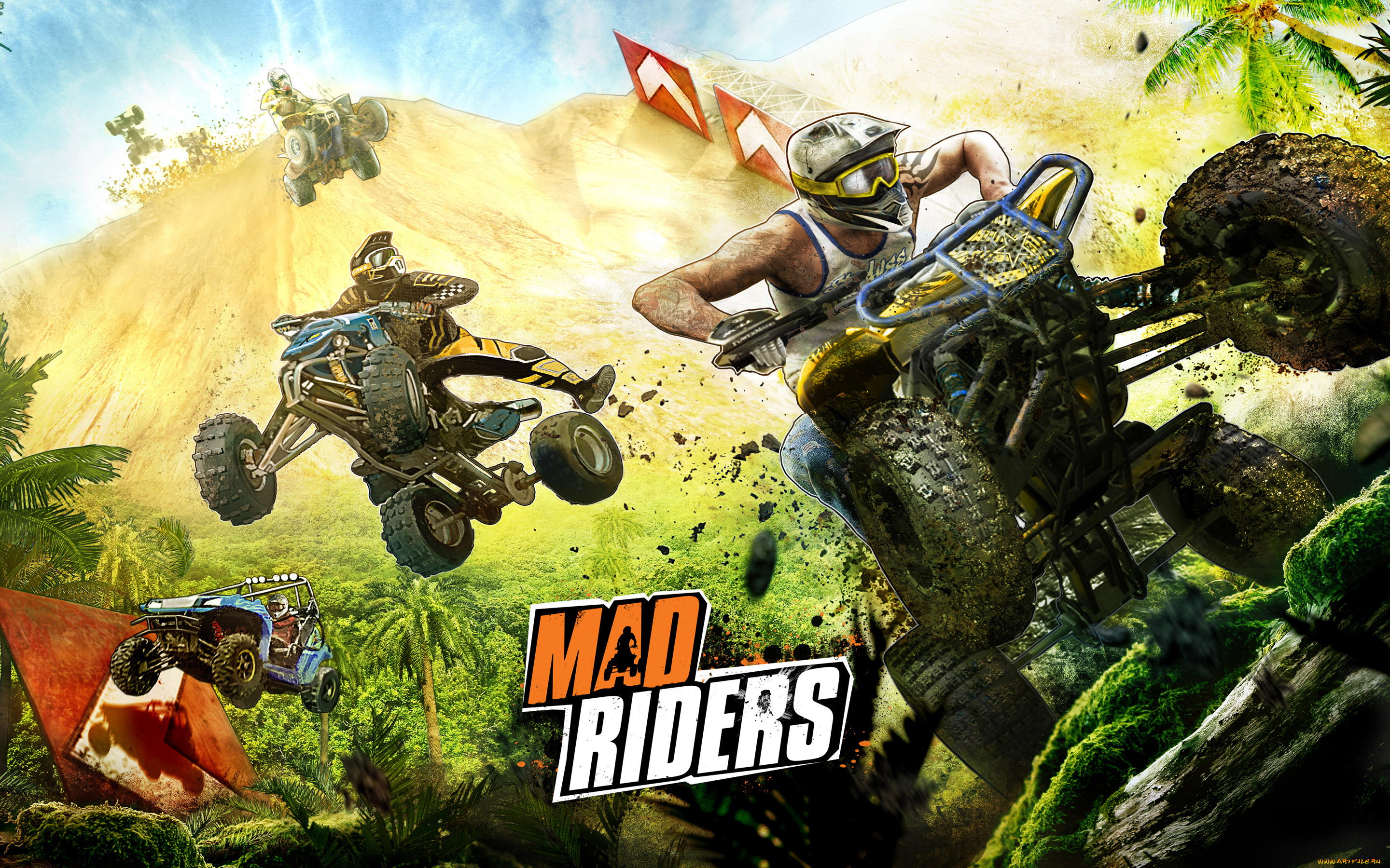 mad, riders, видео, игры, квадроцикл