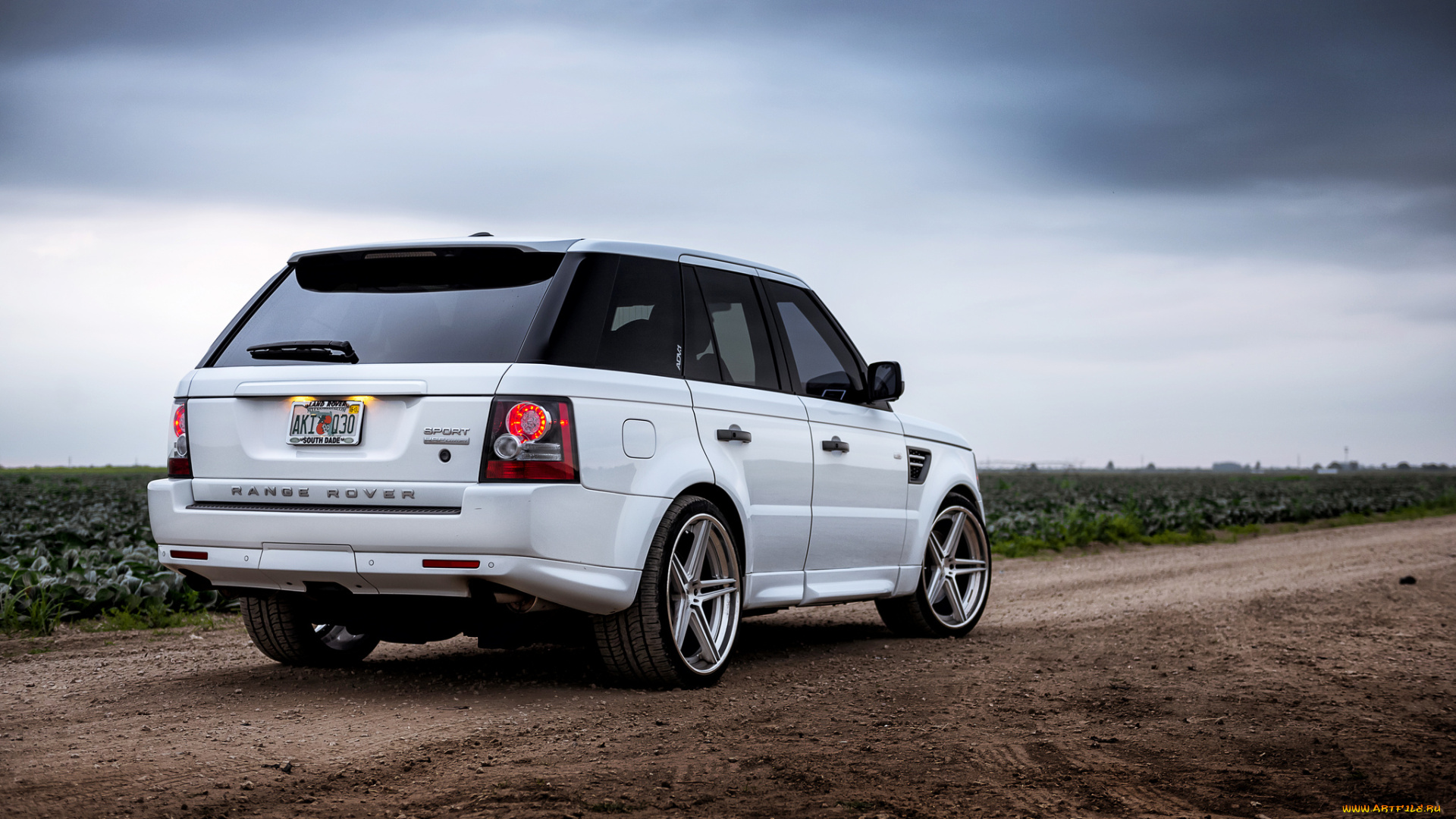 new, range, 4, автомобили, range, rover, внедорожник, поле