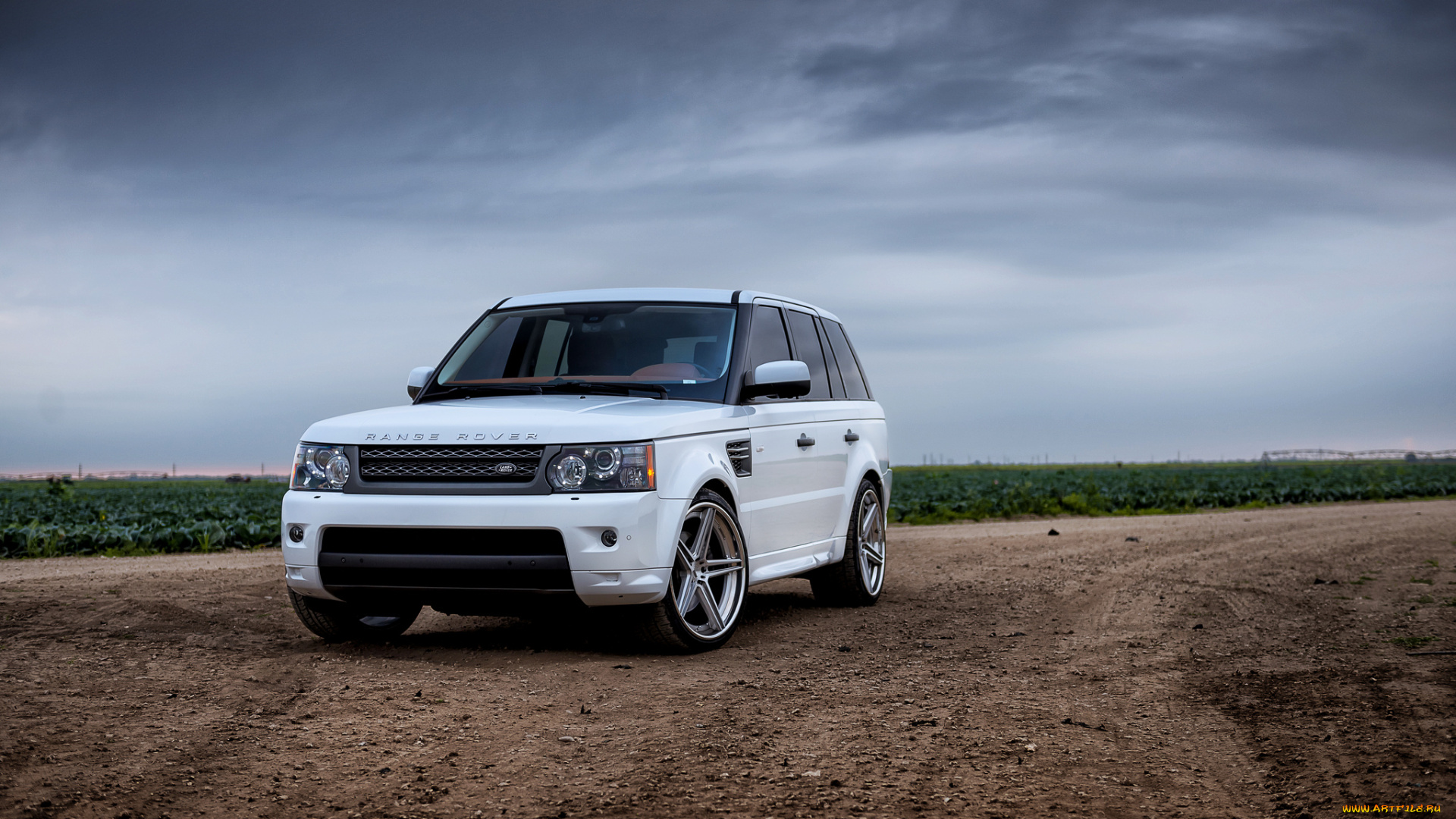 new, range, 4, автомобили, range, rover, внедорожник, поле