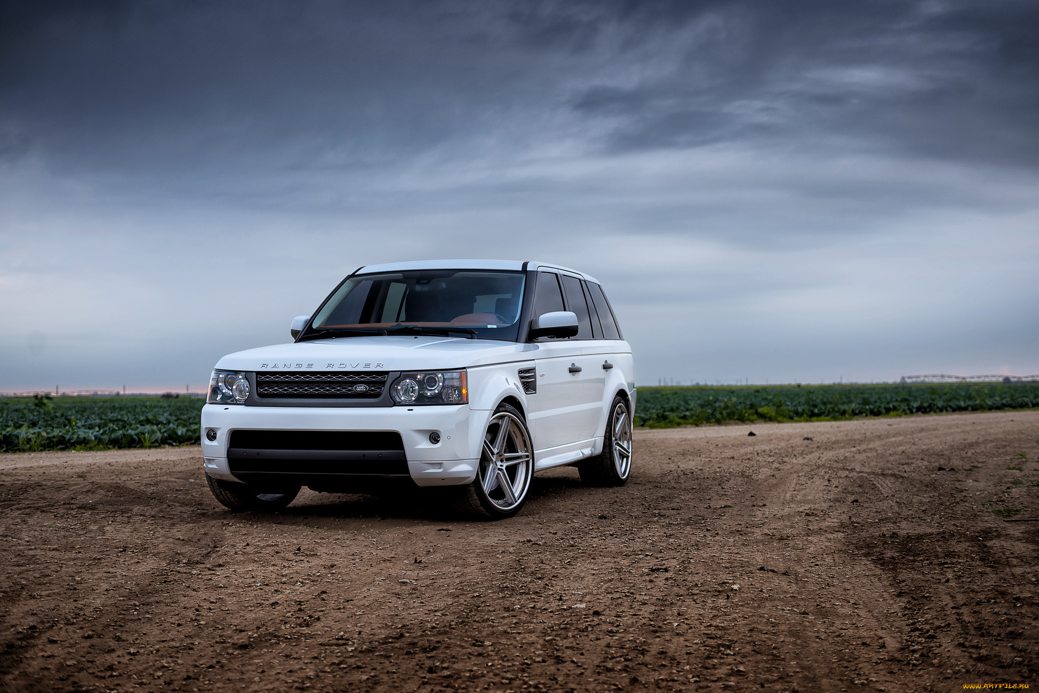 new, range, 4, автомобили, range, rover, внедорожник, поле