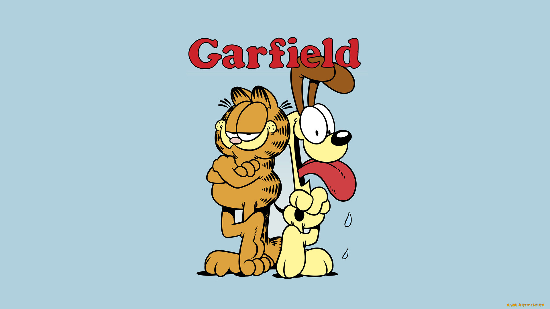 мультфильмы, garfield, персонажи