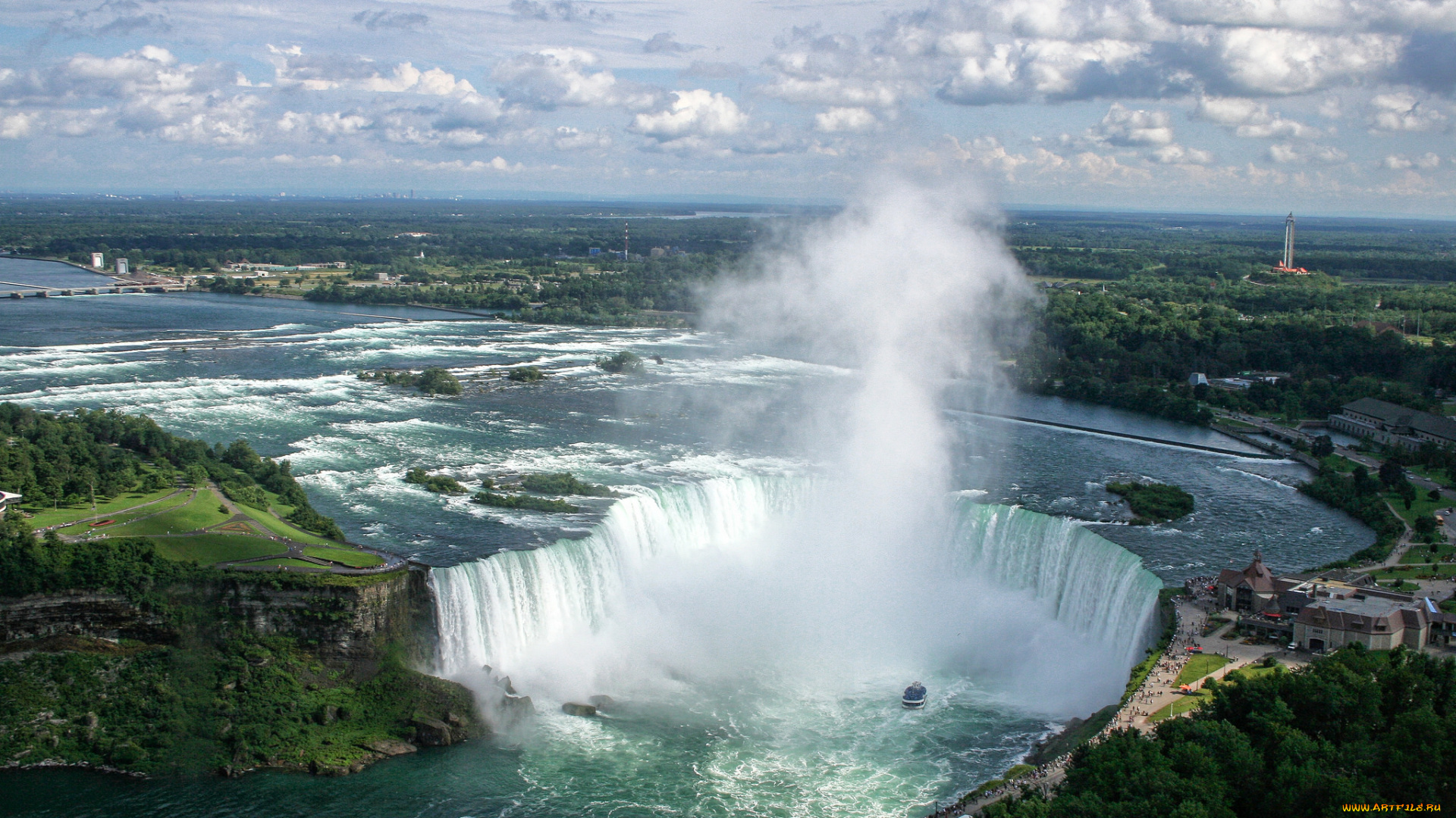 niagara, falls, природа, водопады, водопад, река