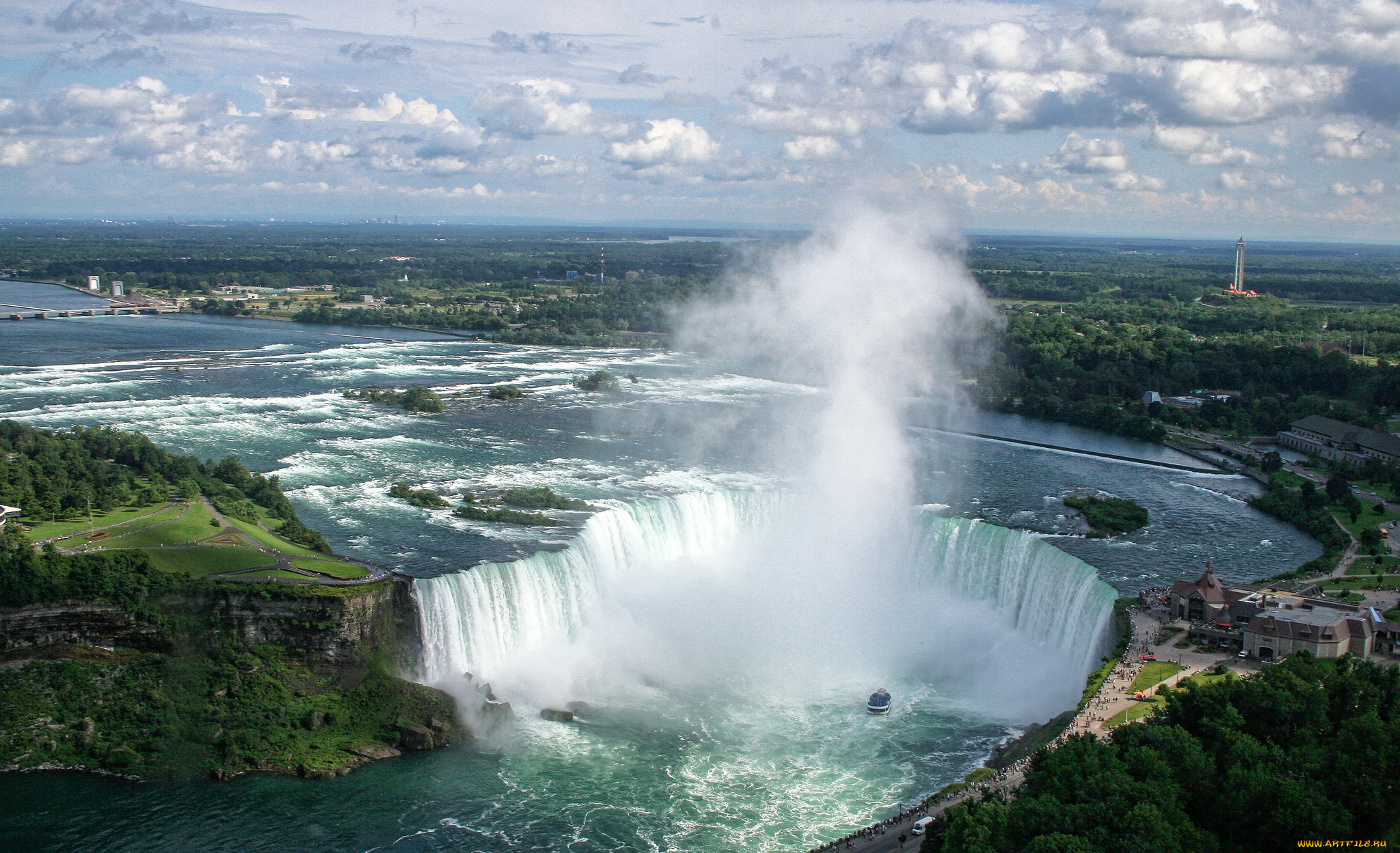 niagara, falls, природа, водопады, водопад, река