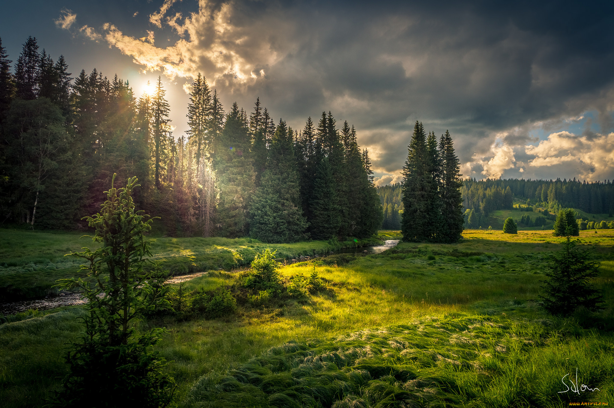 природа, пейзажи, рассвет